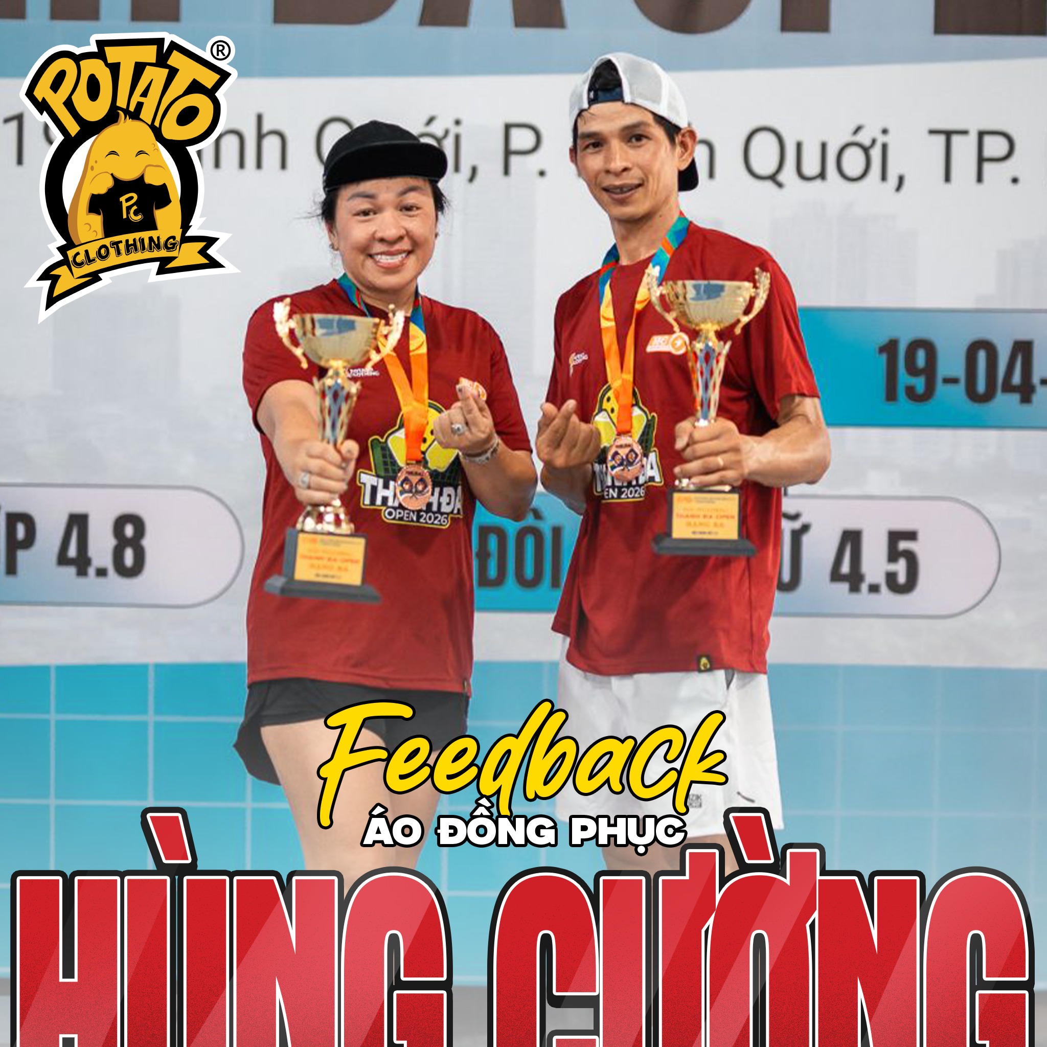 Đồng Phục Pickleball Hùng Cường Sport