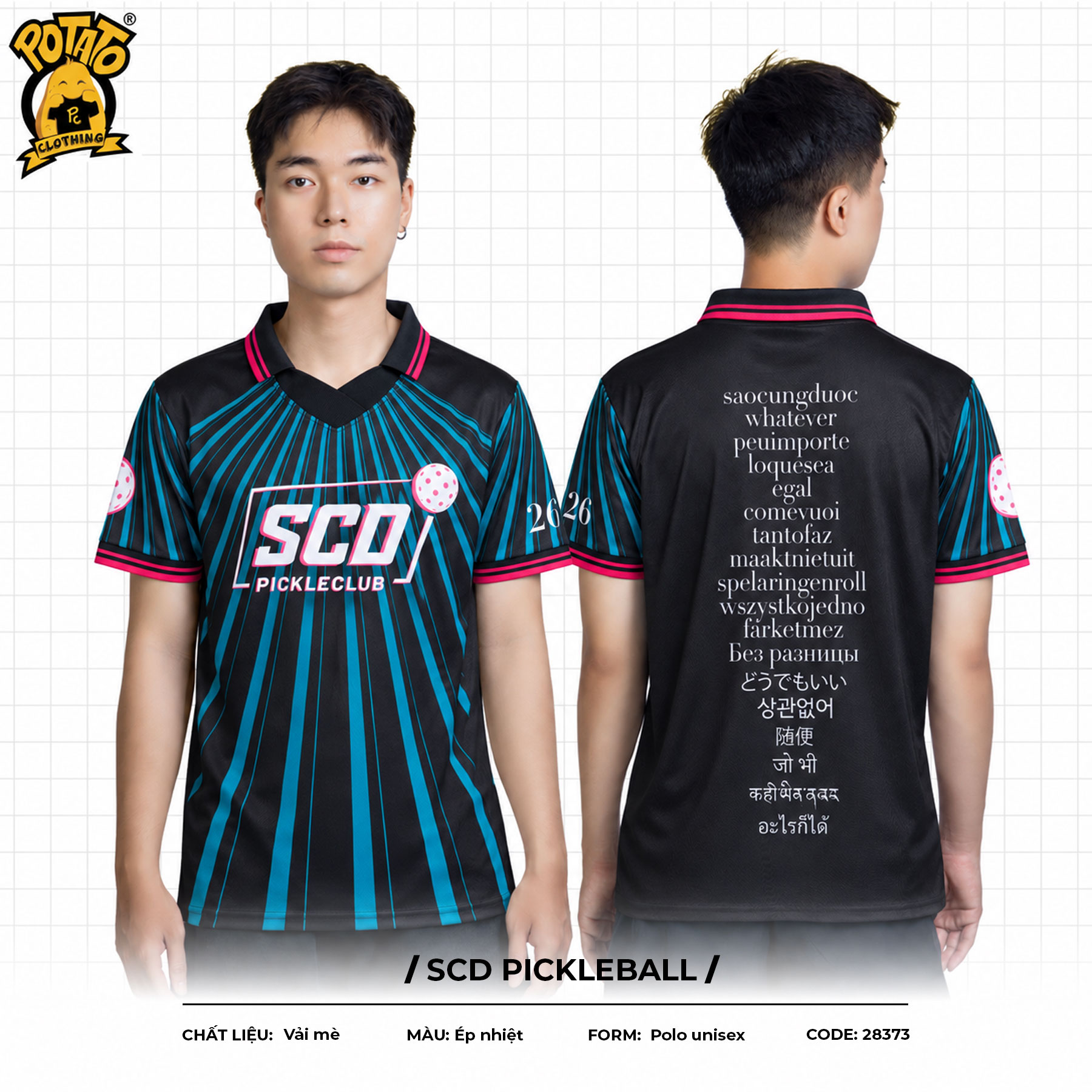 Đồng phục polo SCD Pickleball