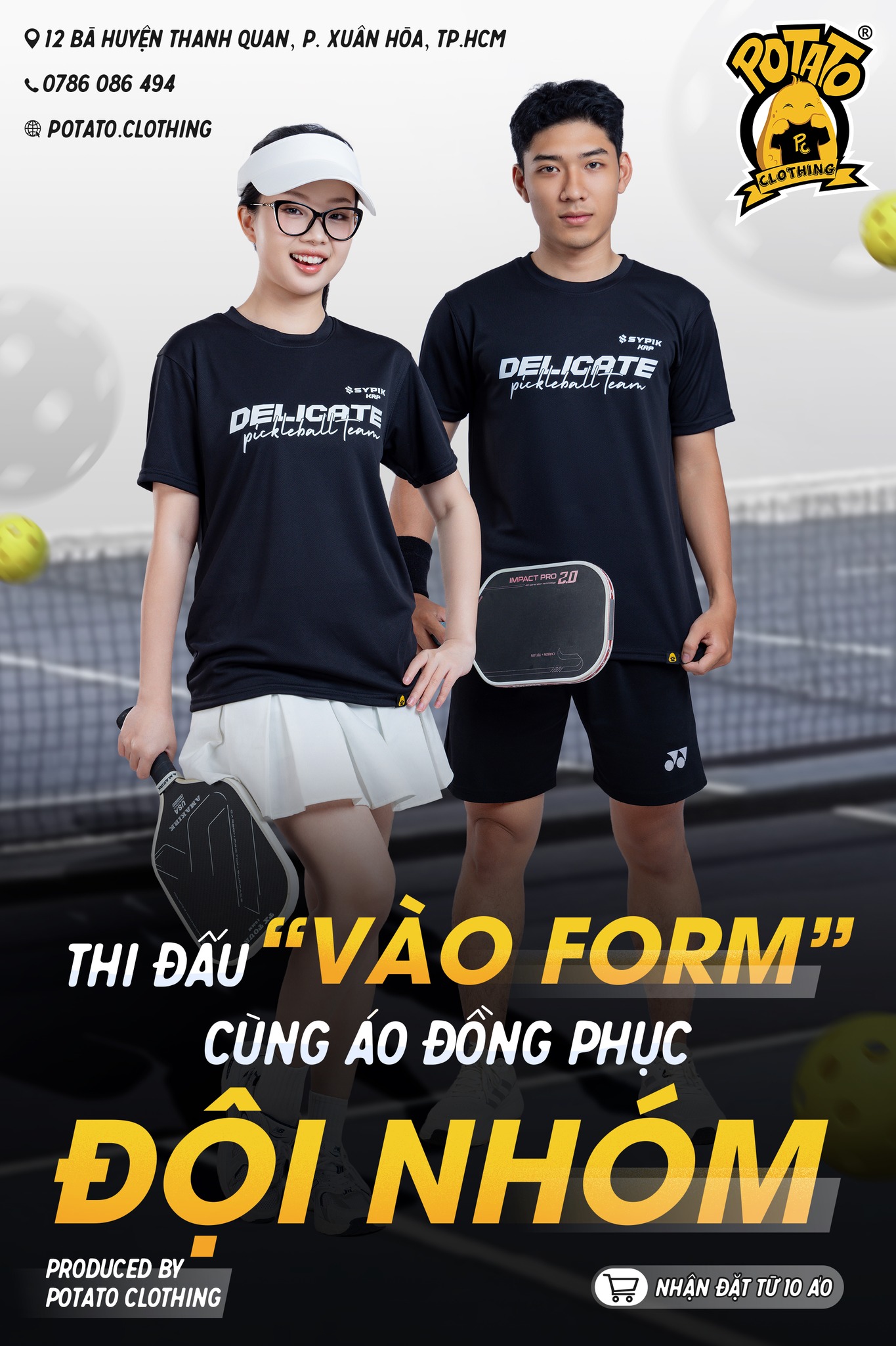 Đồng Phục Pickleball Delicate Pickleball