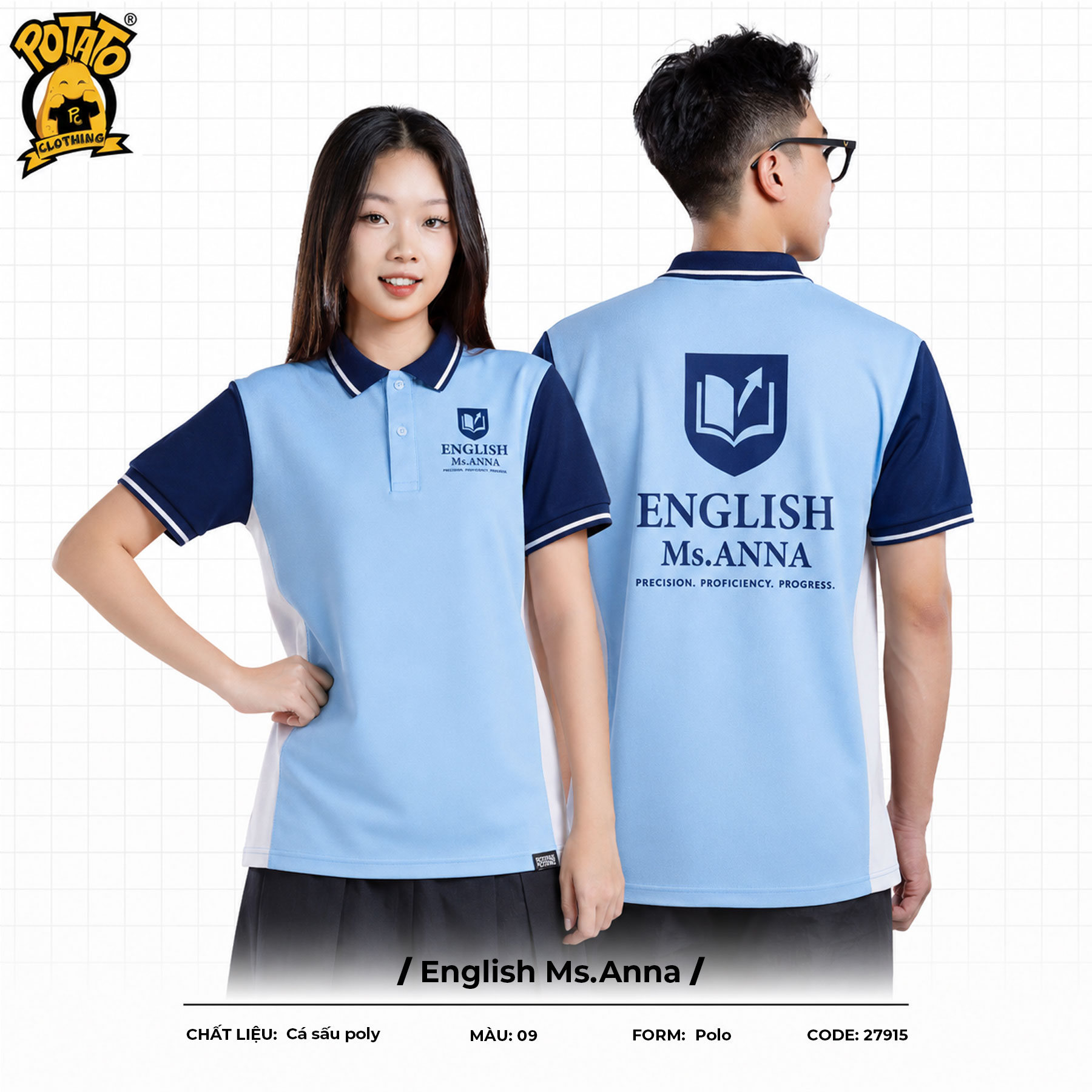 Đồng phục polo English Ms.Anna