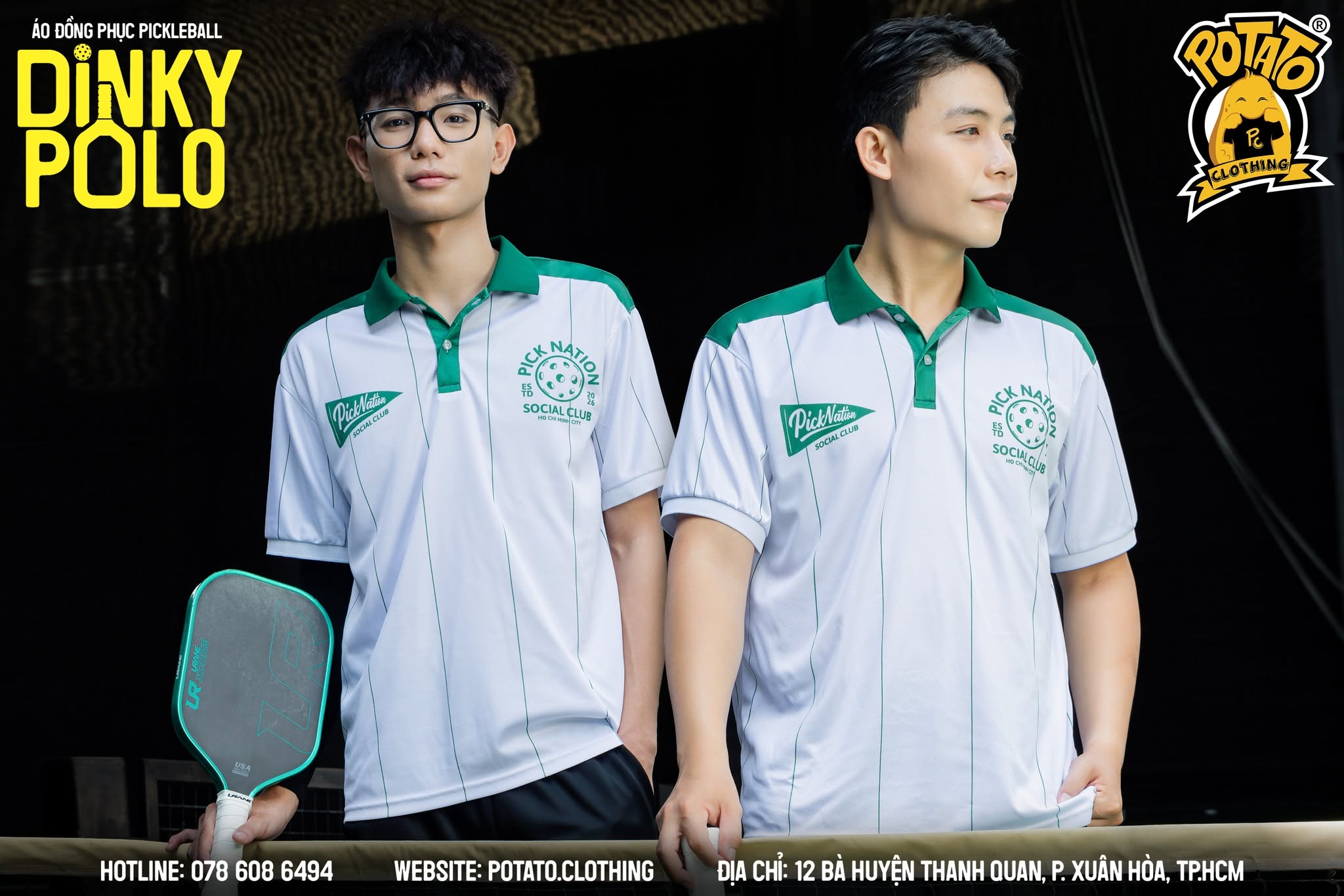 BST Đồng phục Dinky Polo Trắng