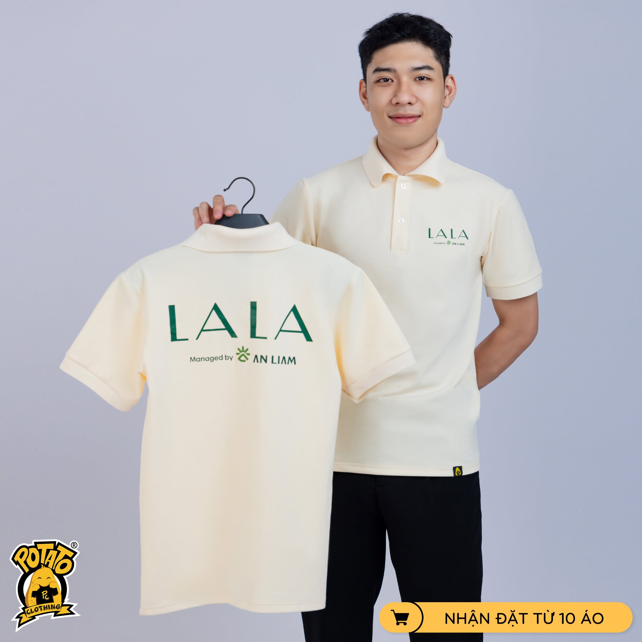Đồng phục polo LALA Coffee & Tea