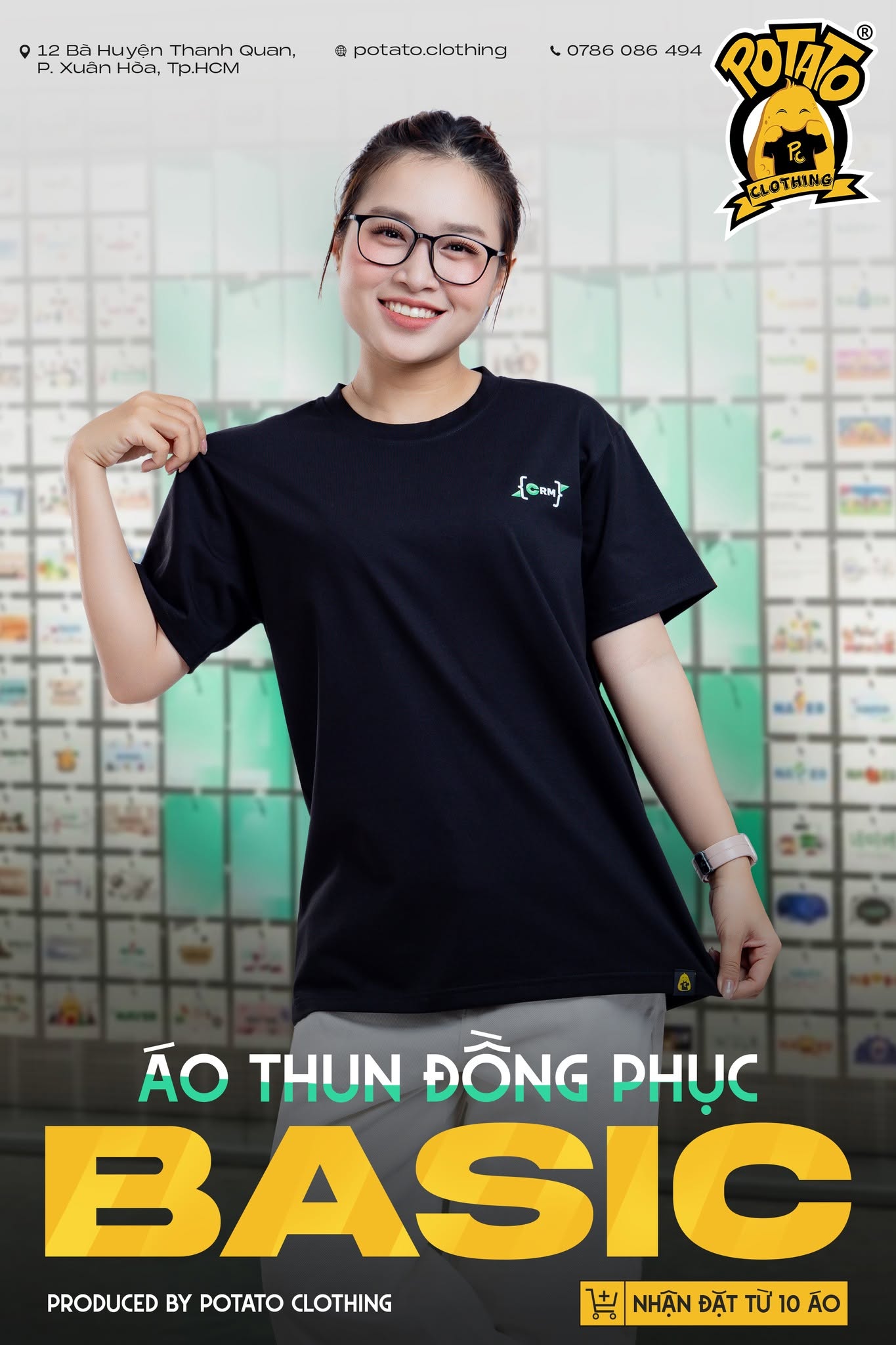 Đồng phục áo thun CRM Solution