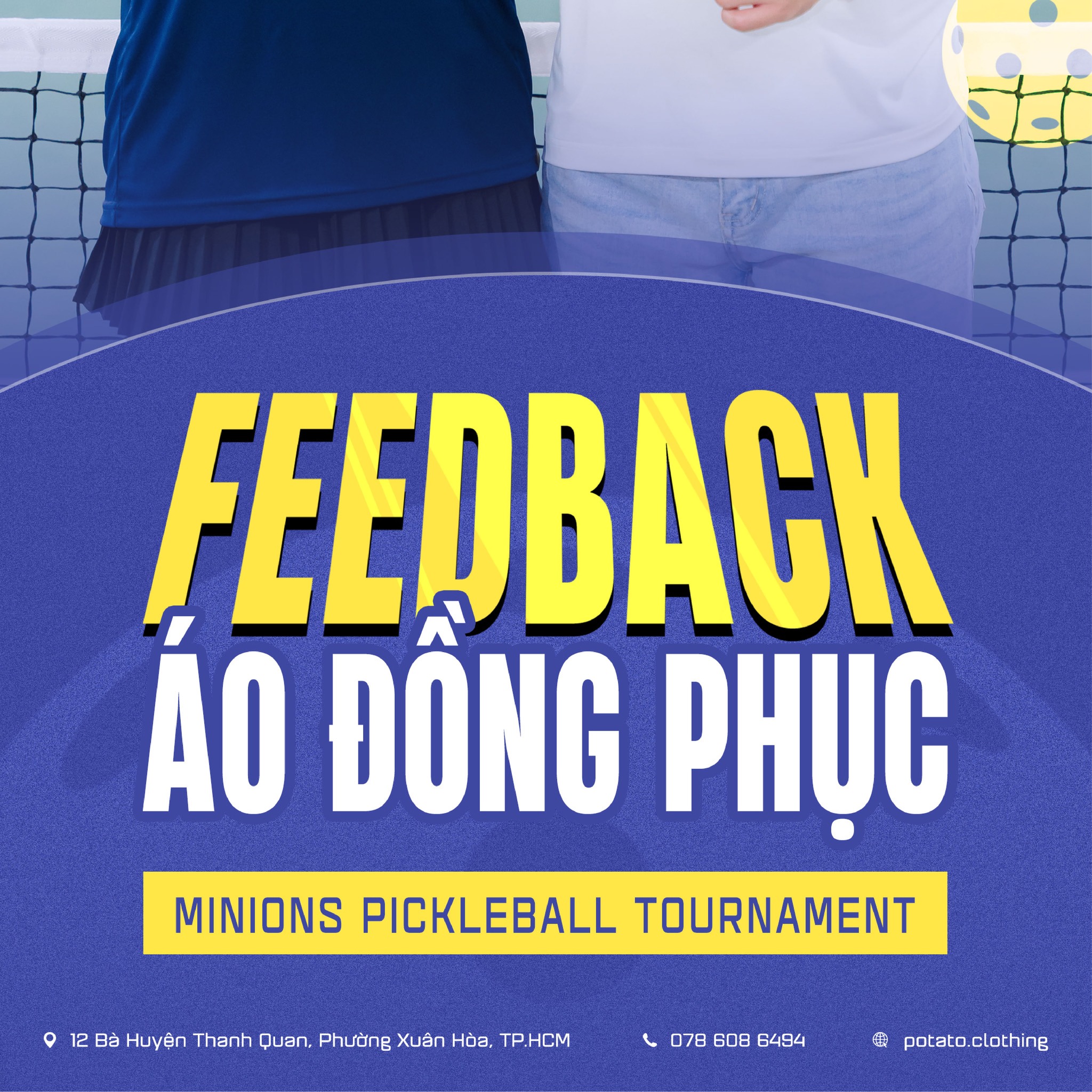 Đồng Phục Pickleball Minions Pickleball Tournament