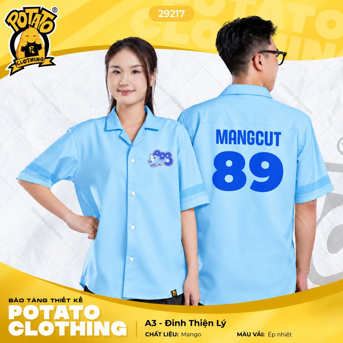 Áo lớp sơ mi A3 - Đinh Thiện Lý