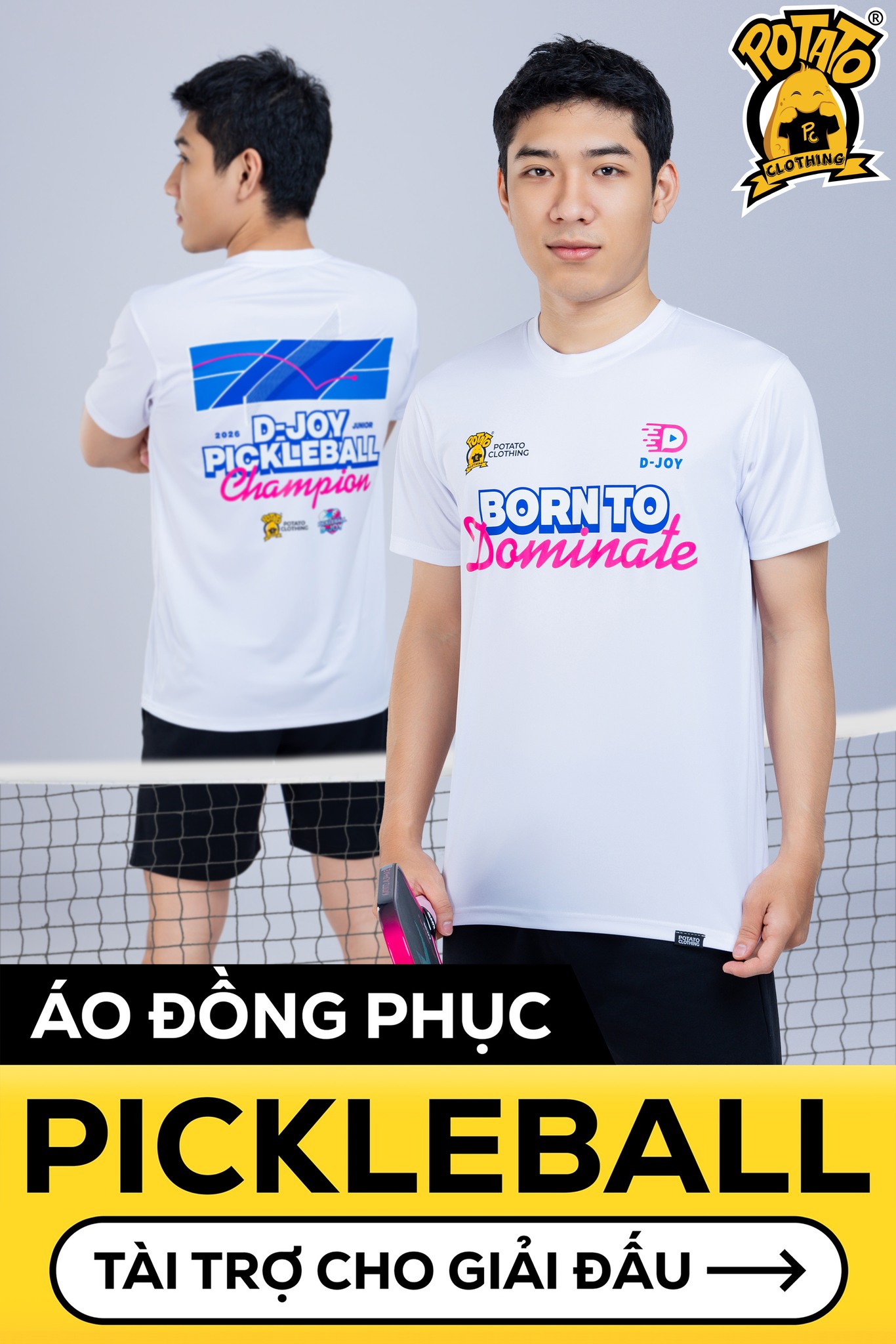 Đồng Phục Pickleball D-JOY Junior - Champion 2026