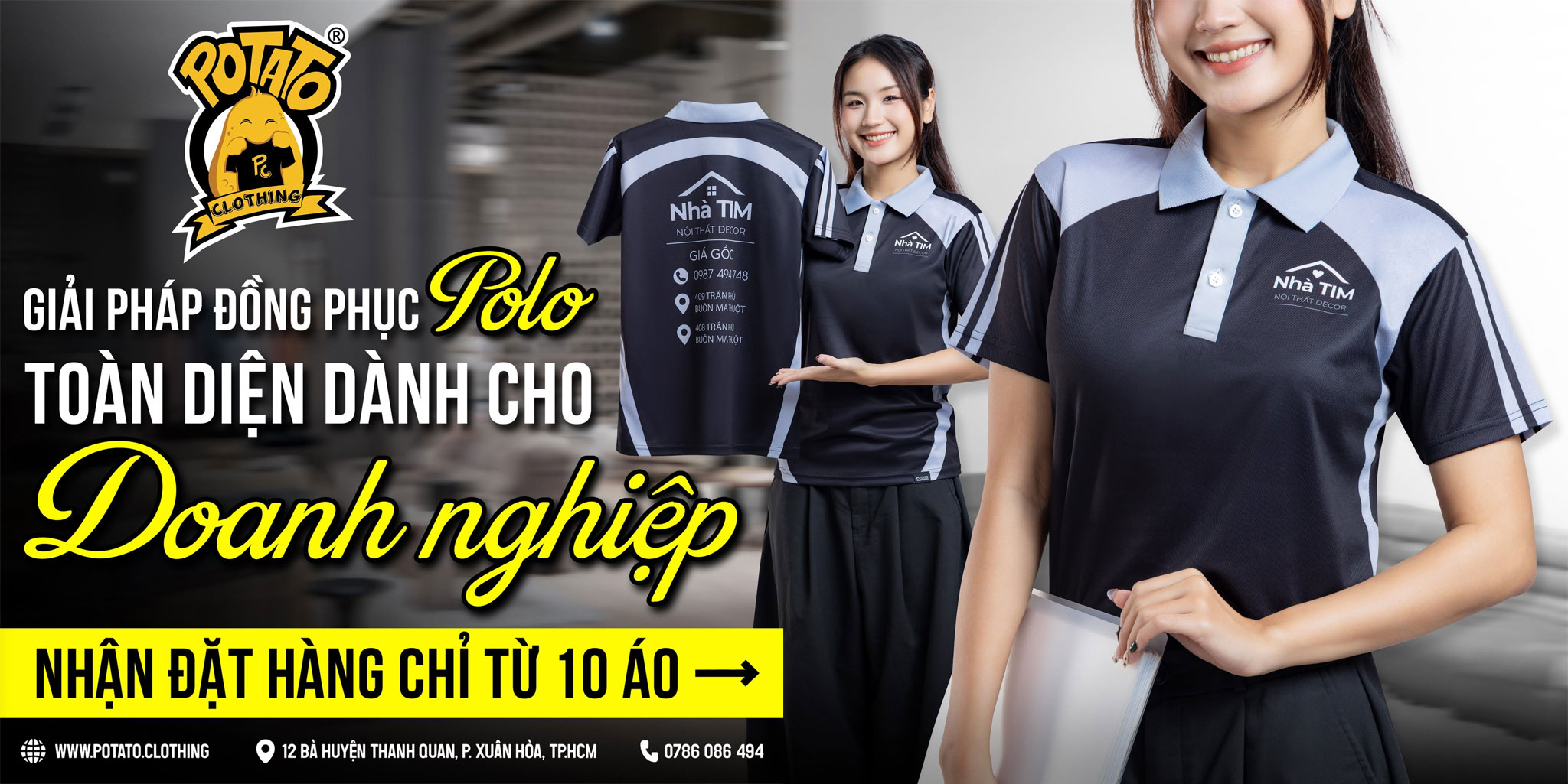 Đồng phục polo Nội thất Nhà Tim