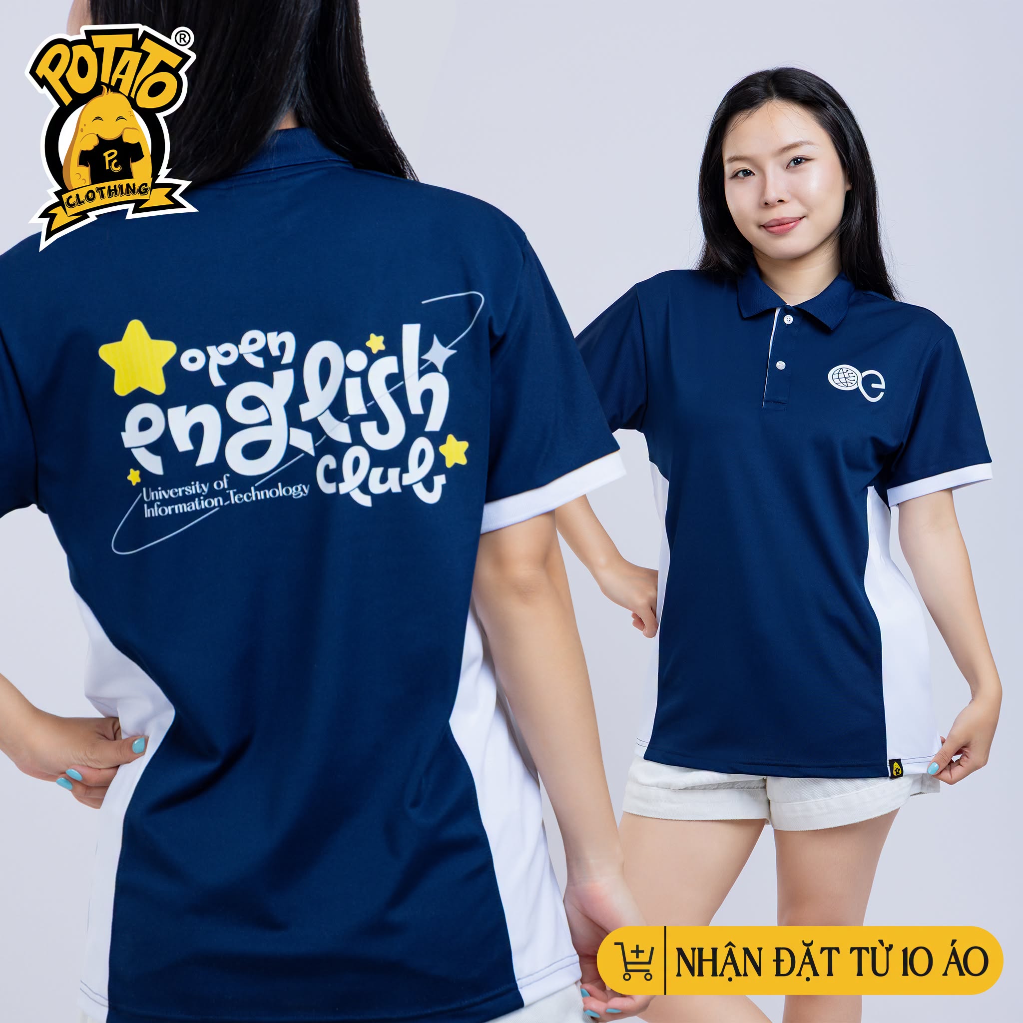 Đồng phục polo CLB Open English