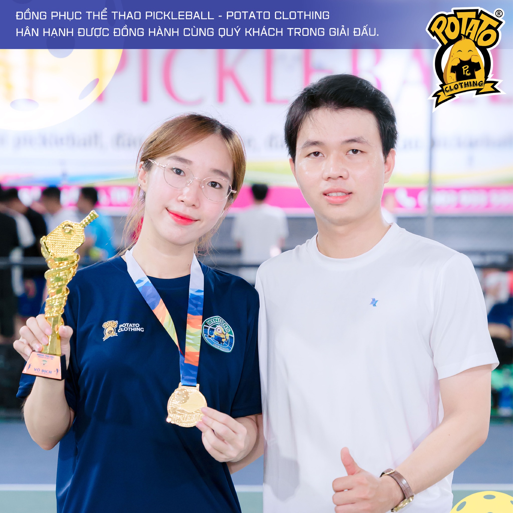 Đồng Phục Pickleball Minions Pickleball Tournament