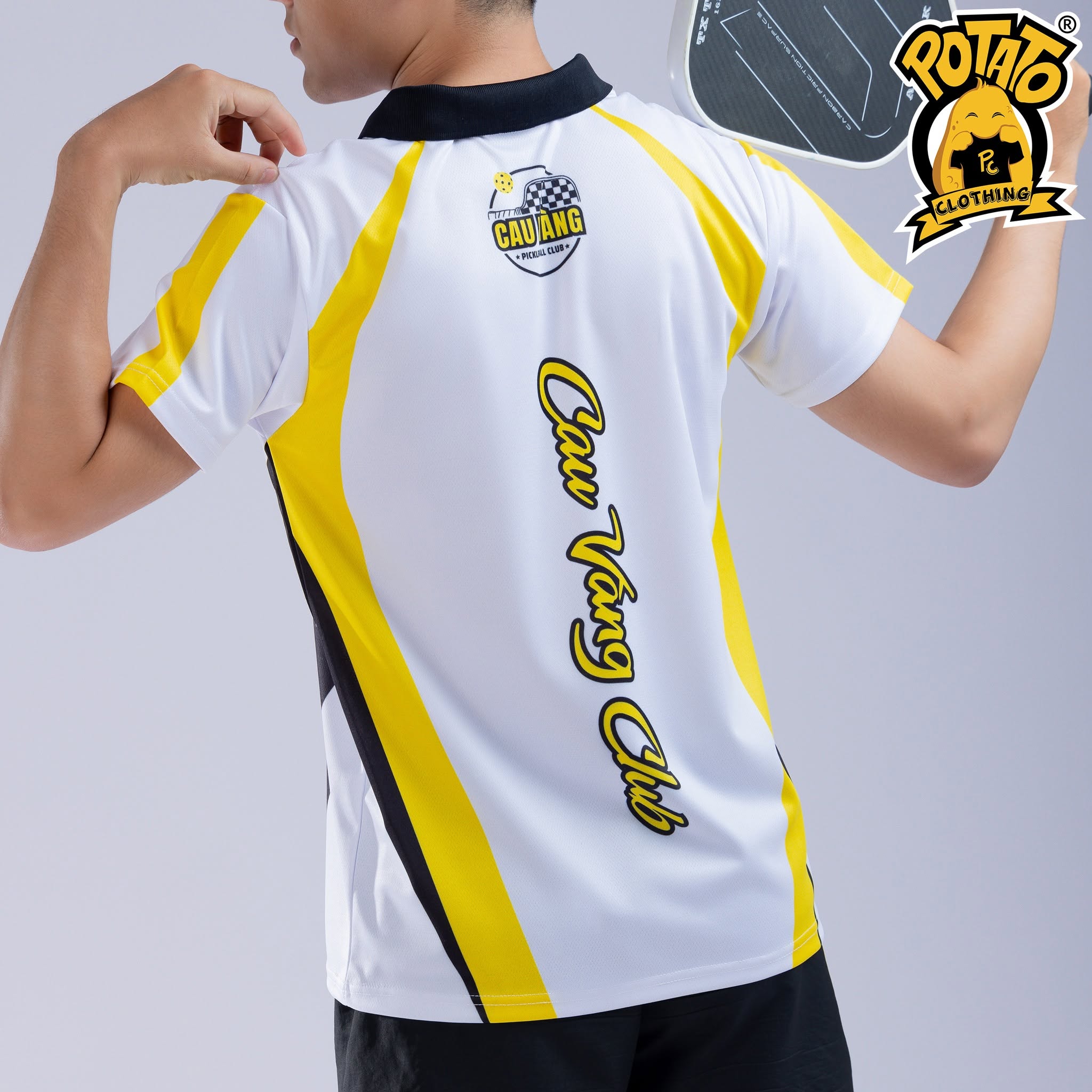 Đồng phục polo Pickleball Cậu Vàng Pickleball Club