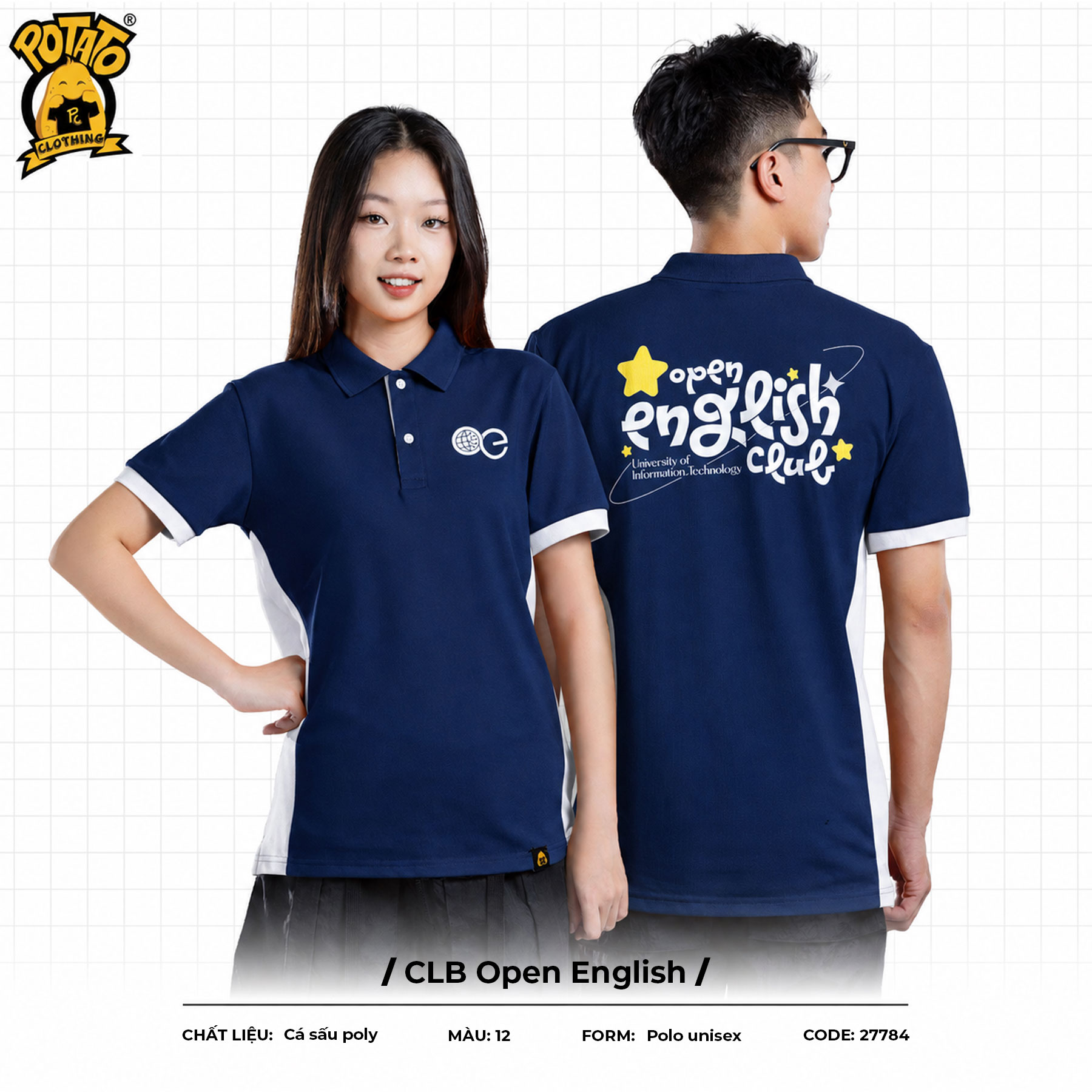 Đồng phục polo CLB Open English