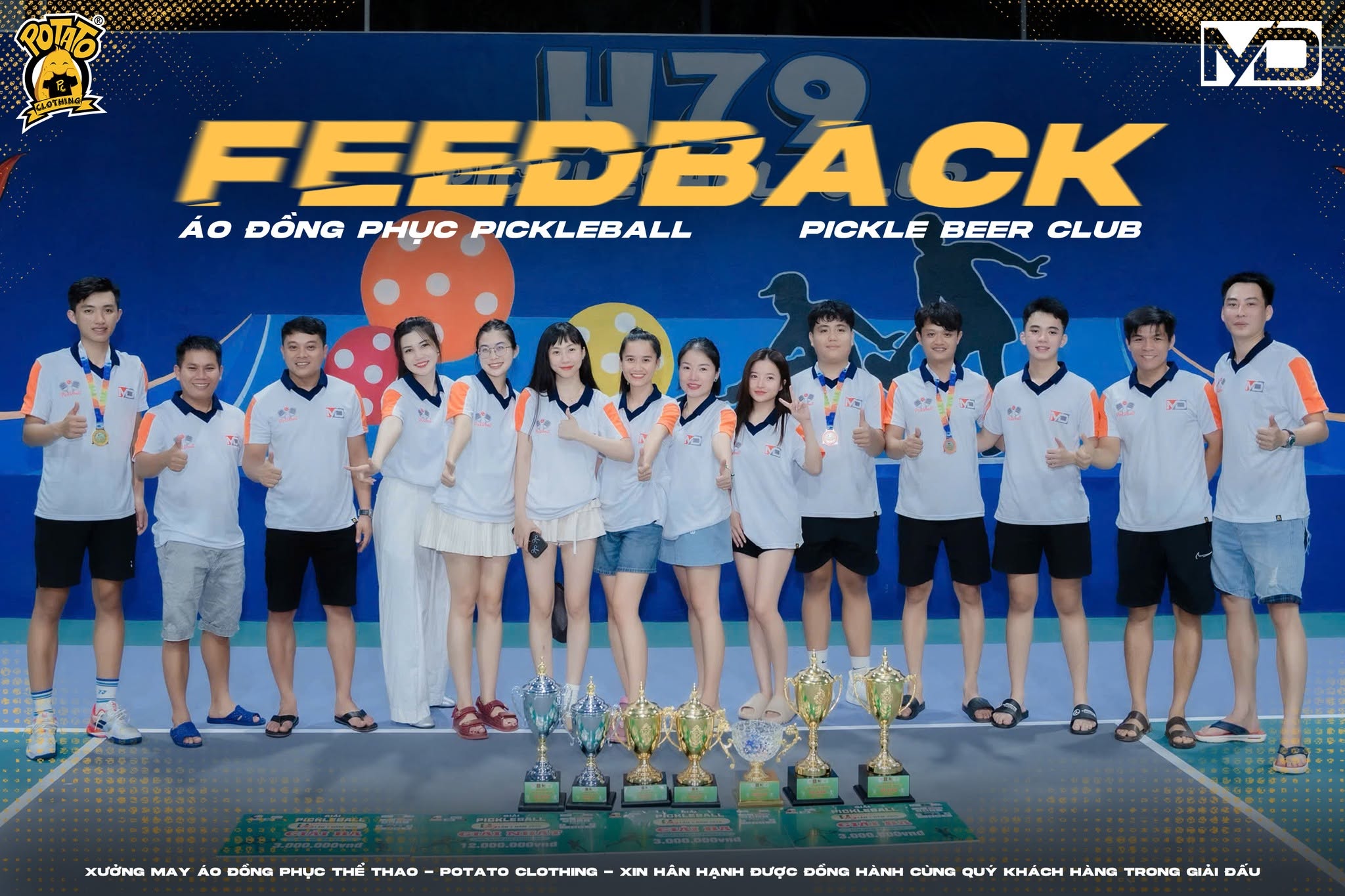 Đồng phục polo Pickleball Pickle Beer Club