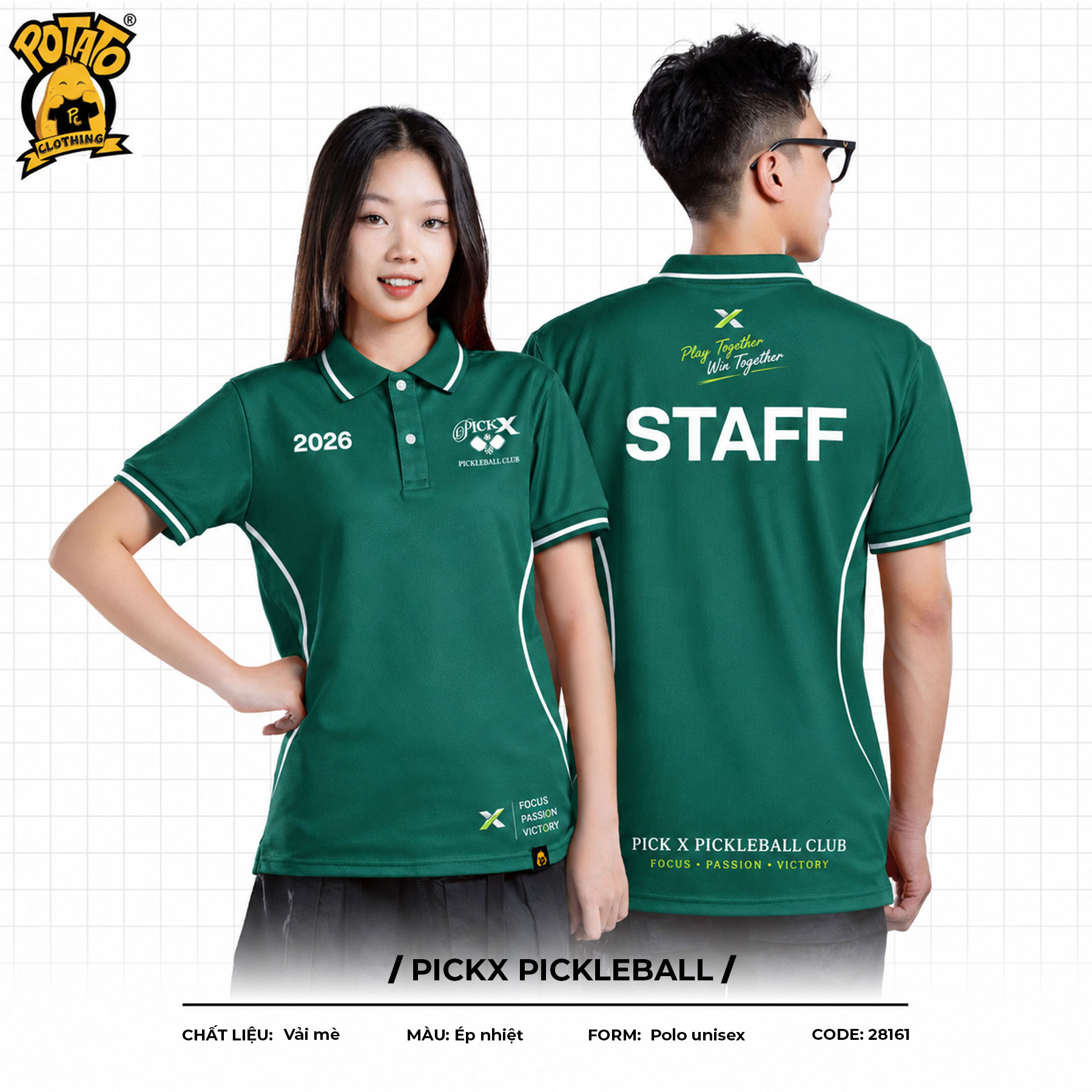 Đồng phục polo PickX Pickleball