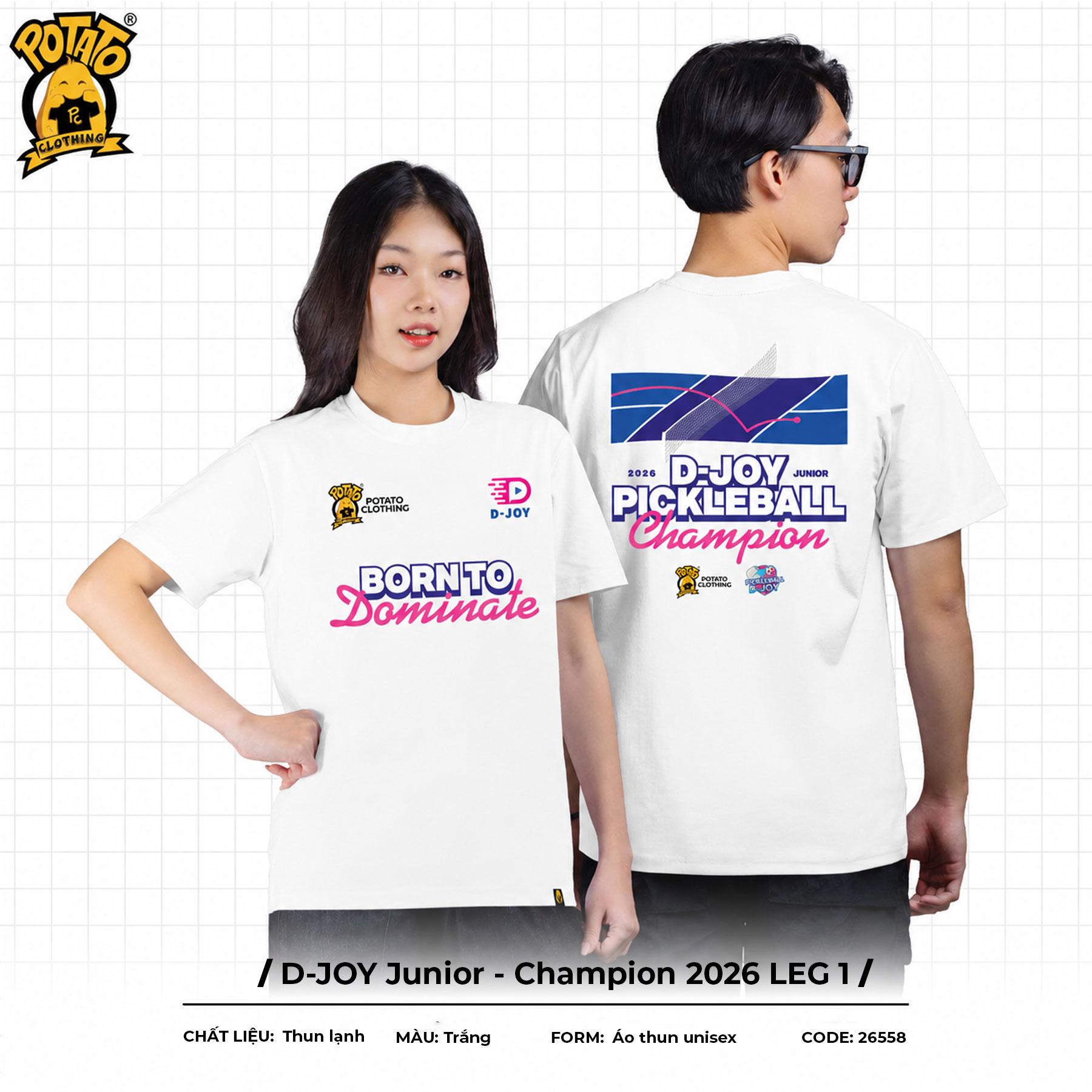 Đồng Phục Pickleball D-JOY Junior - Champion 2026
