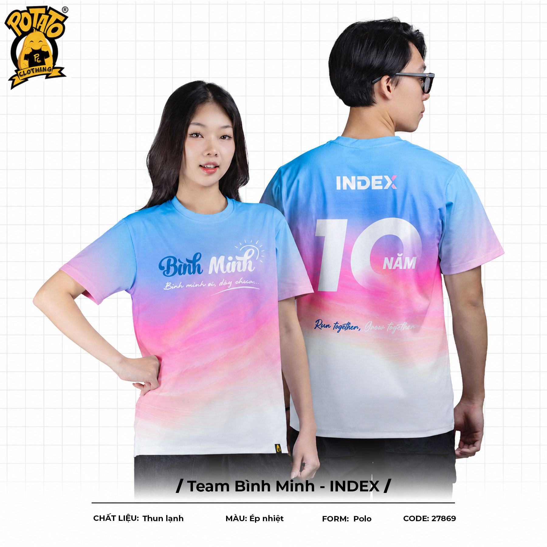 Đồng phục áo thun Team Bình Minh - INDEX