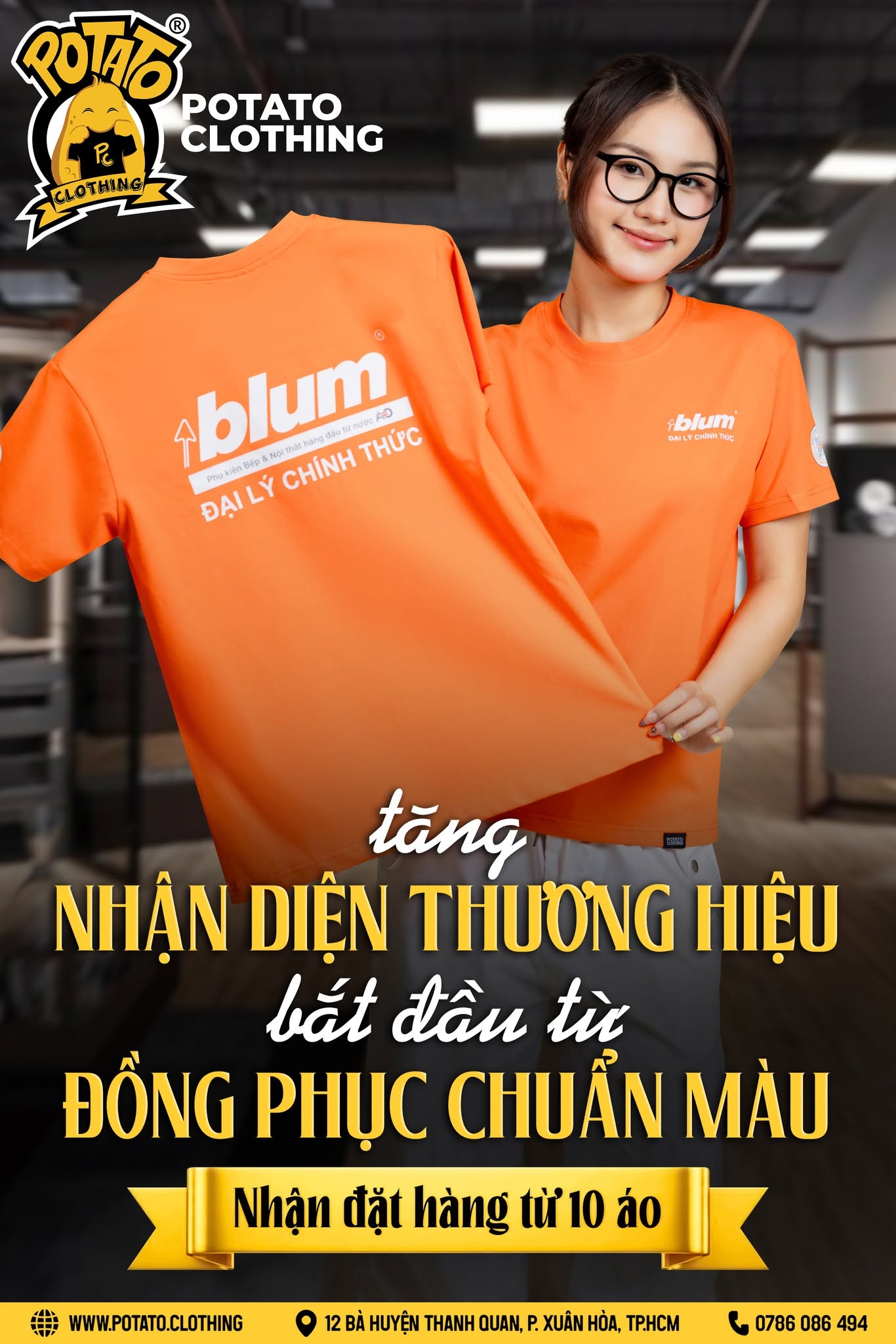 Đồng phục áo thun Blum Viet Nam