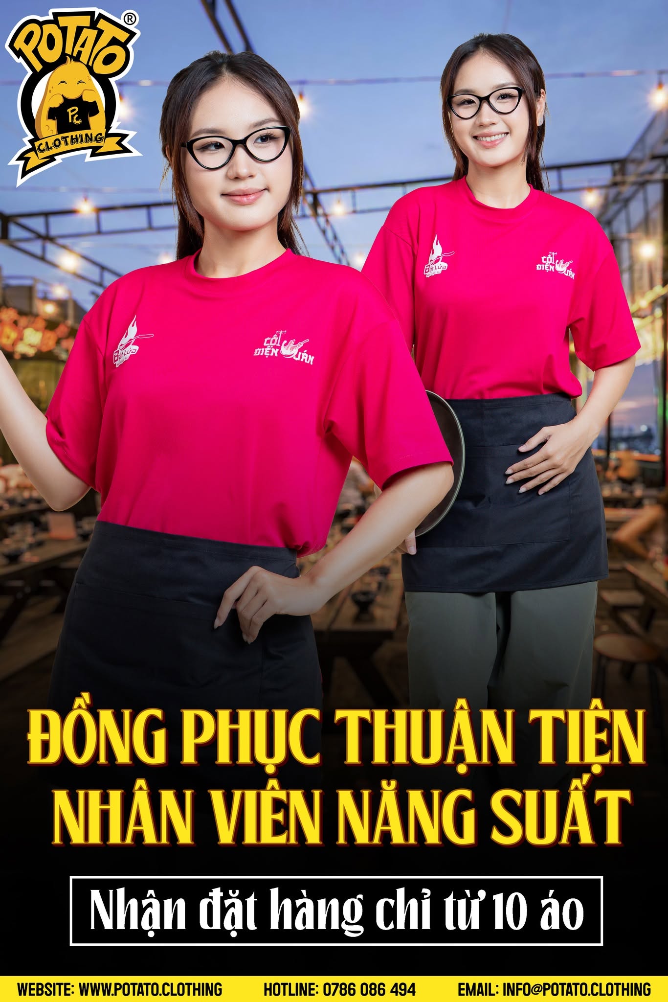 Đồng phục áo thun Cột Điện Quán