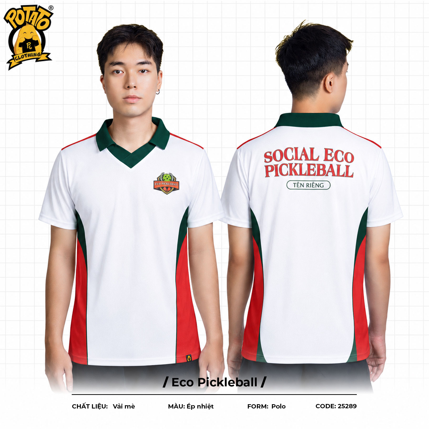 Đồng phục polo Eco Pickleball