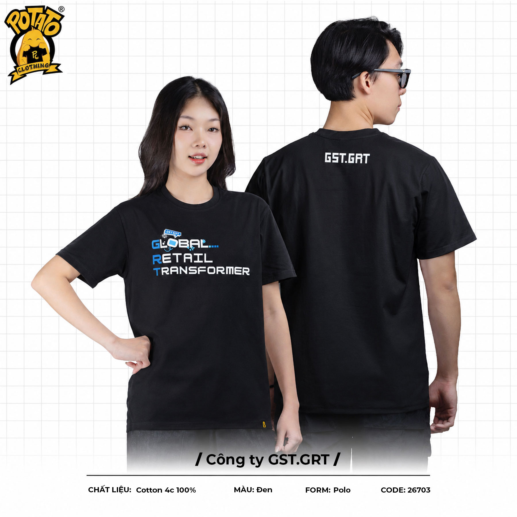 Đồng phục áo thun Công ty GST.GRT