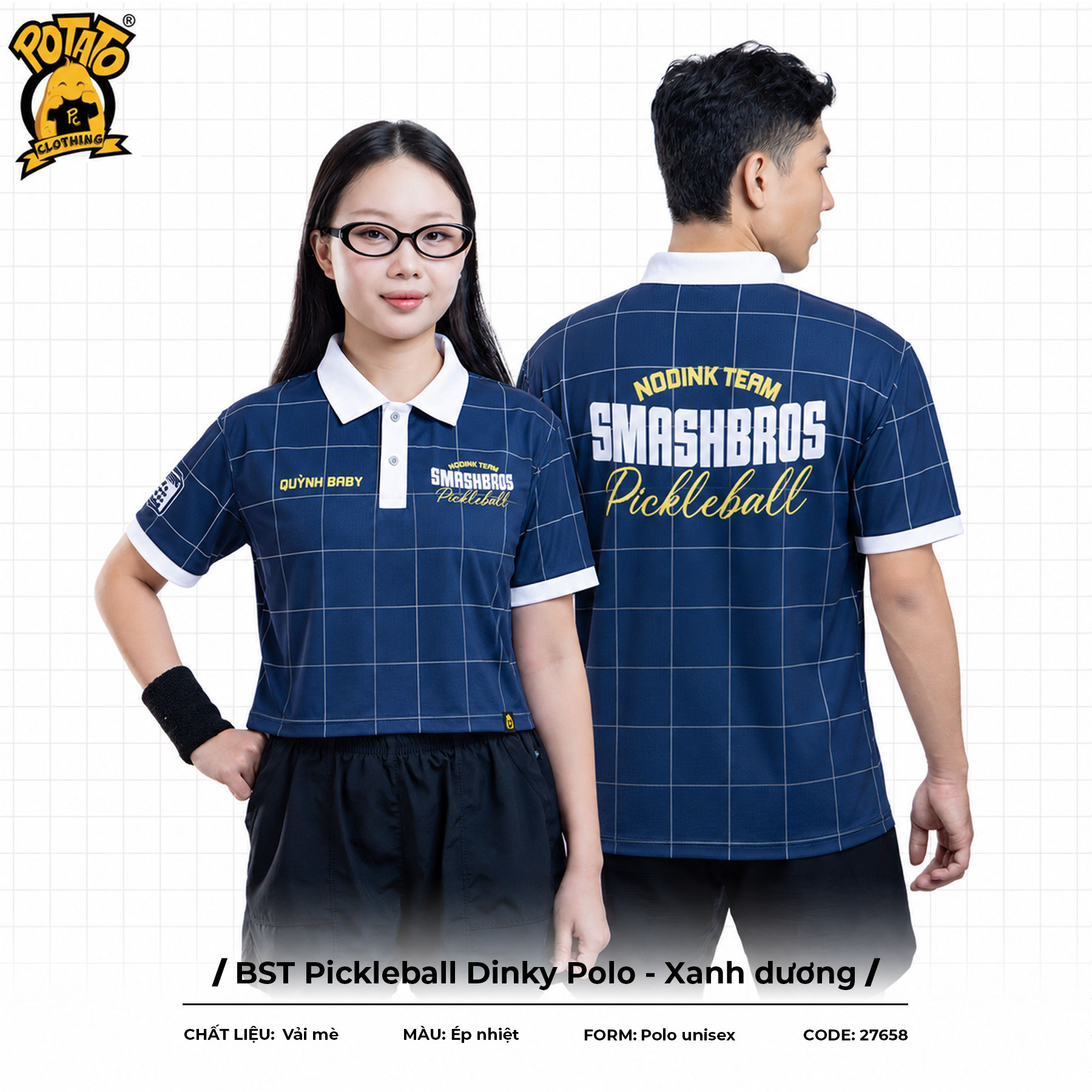 BST Đồng phục Dinky Polo Xanh Dương