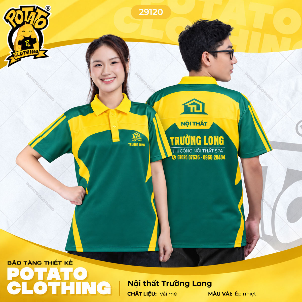 Đồng phục polo Nội thất Trường Long