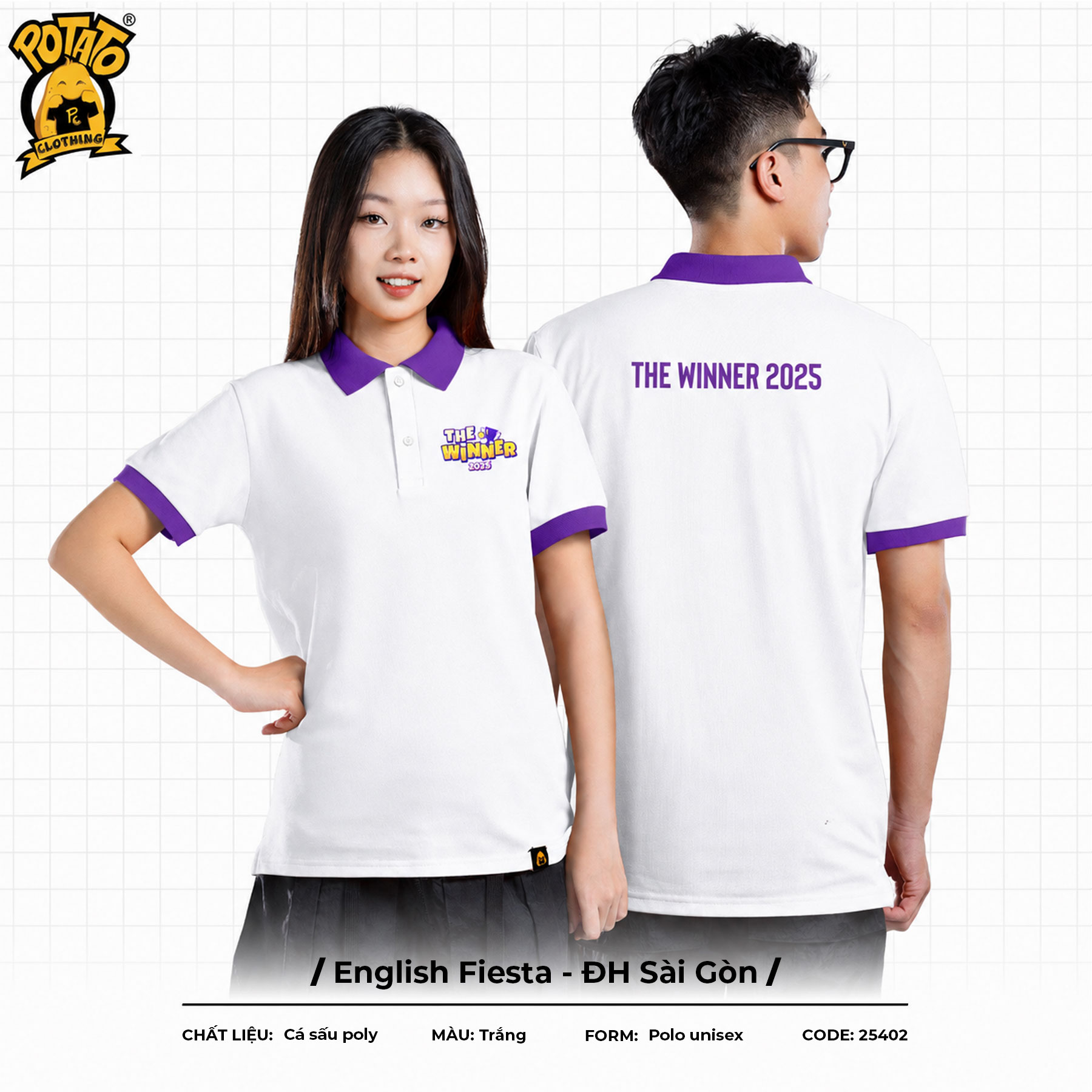Đồng phục polo English Fiesta - ĐH Sài Gòn