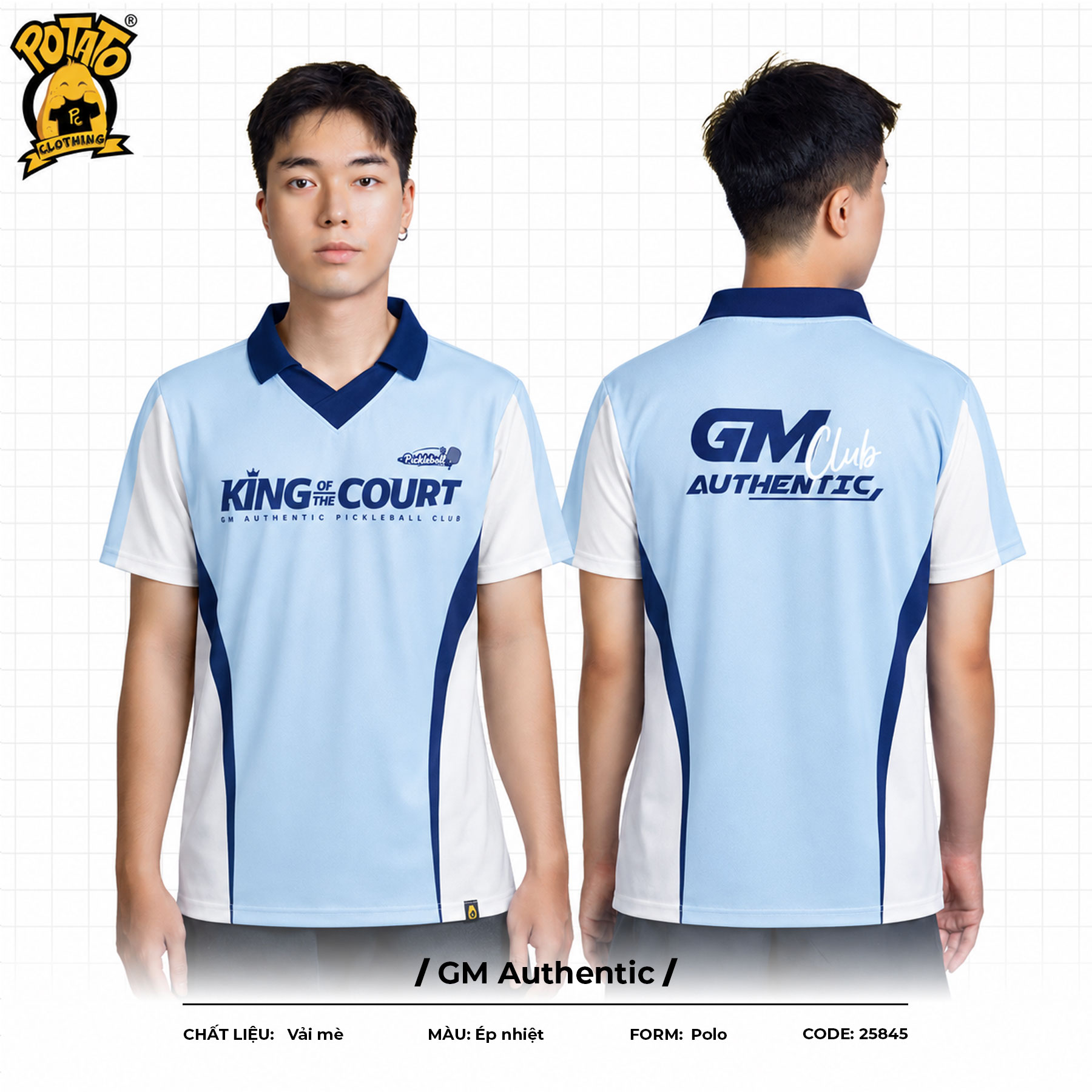 Đồng phục polo Pickleball GM Authentic