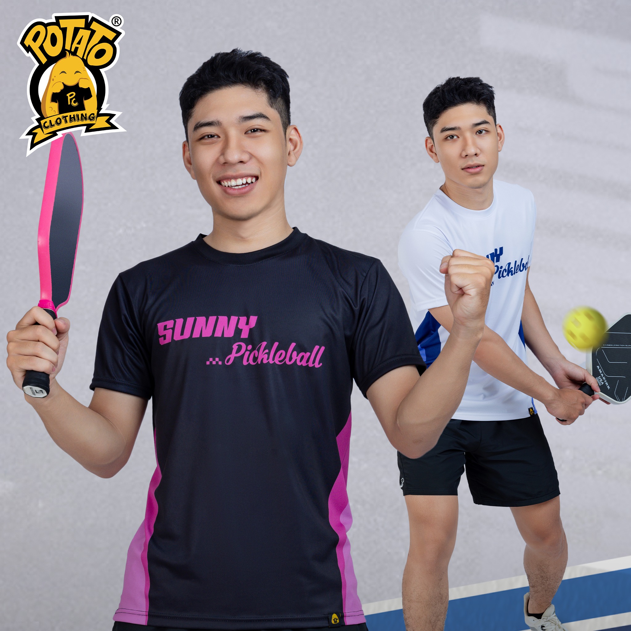 Đồng Phục Pickleball Sunny Pickleball Đen