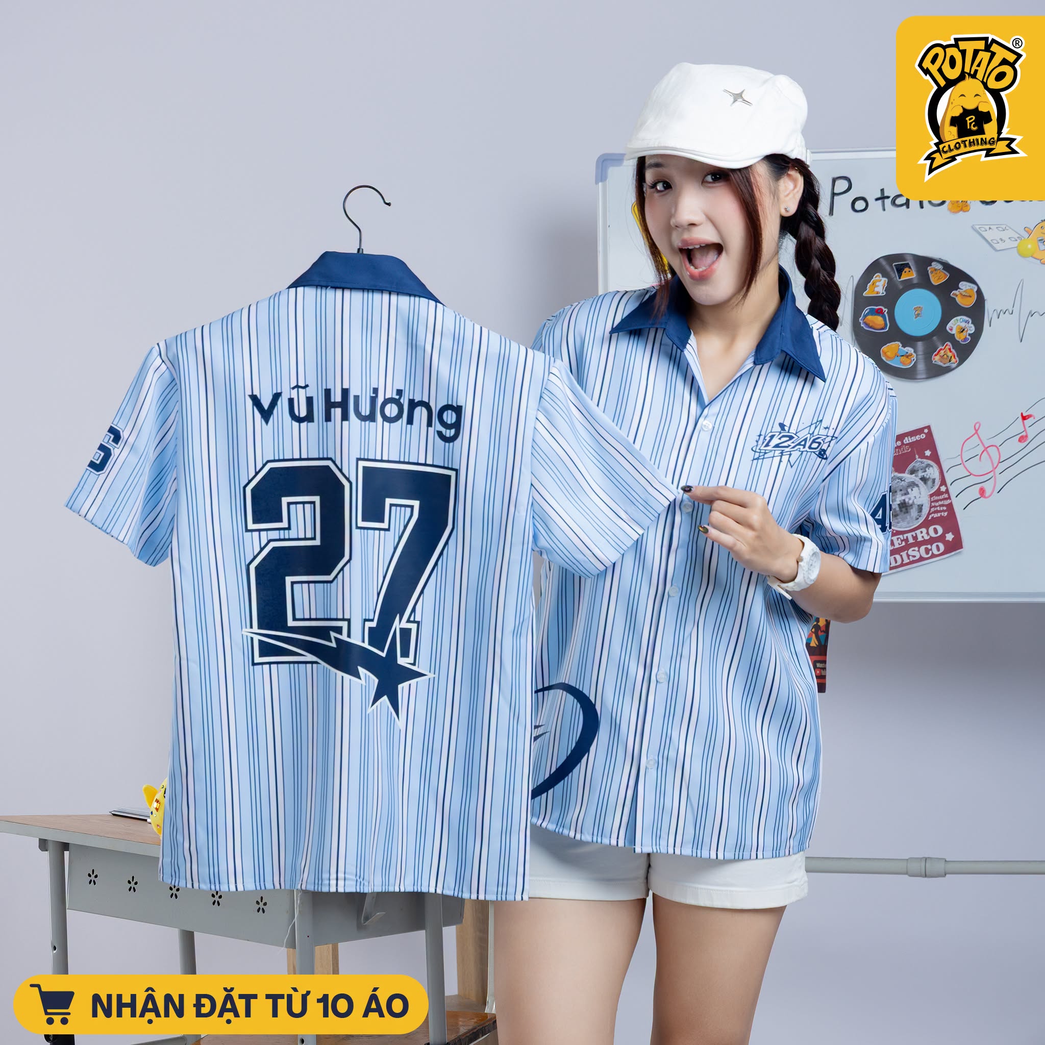 Áo lớp sơ mi 12A6 - Xuân Hòa