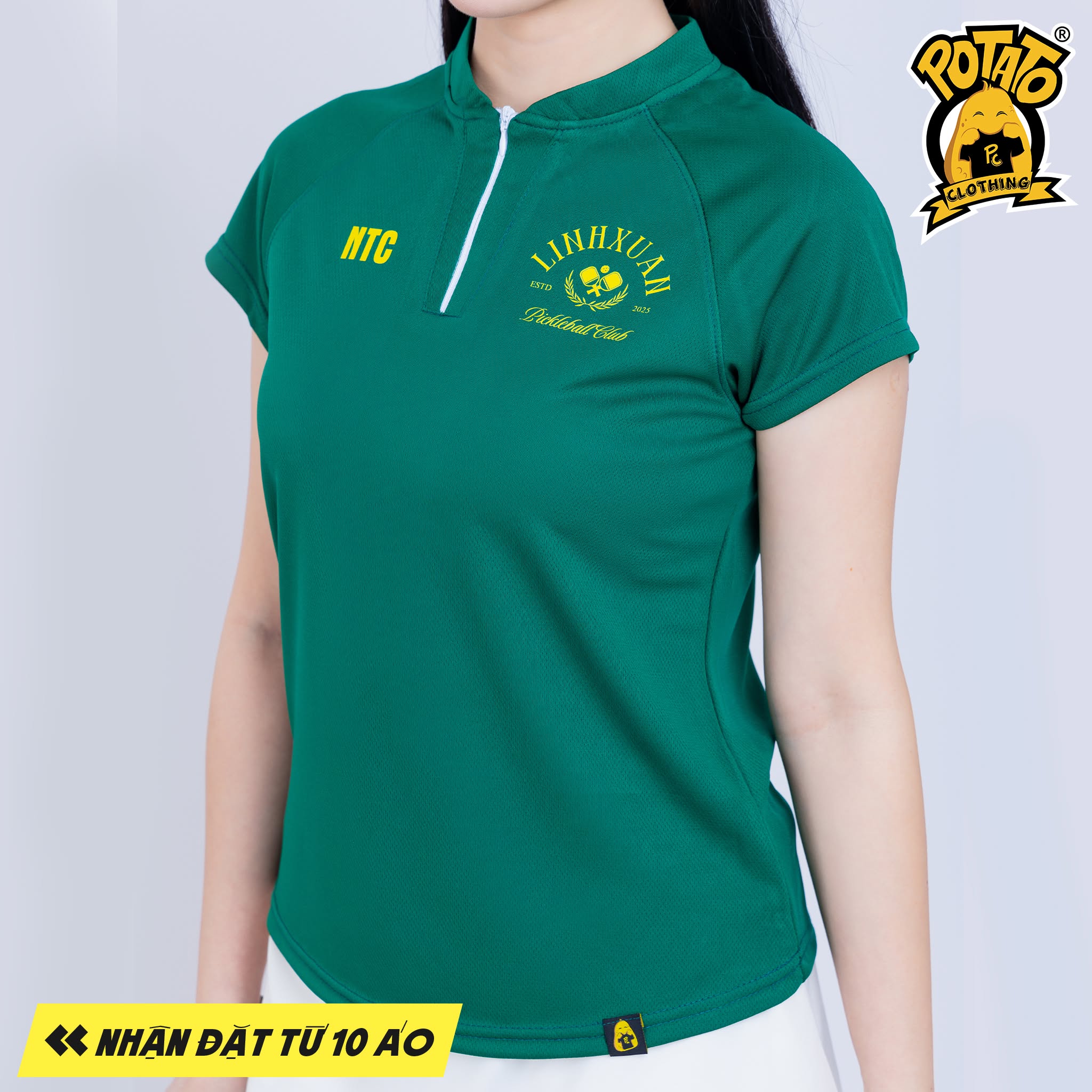 Đồng phục thể thao ACB Linh Xuân Pickleball Xanh Lá