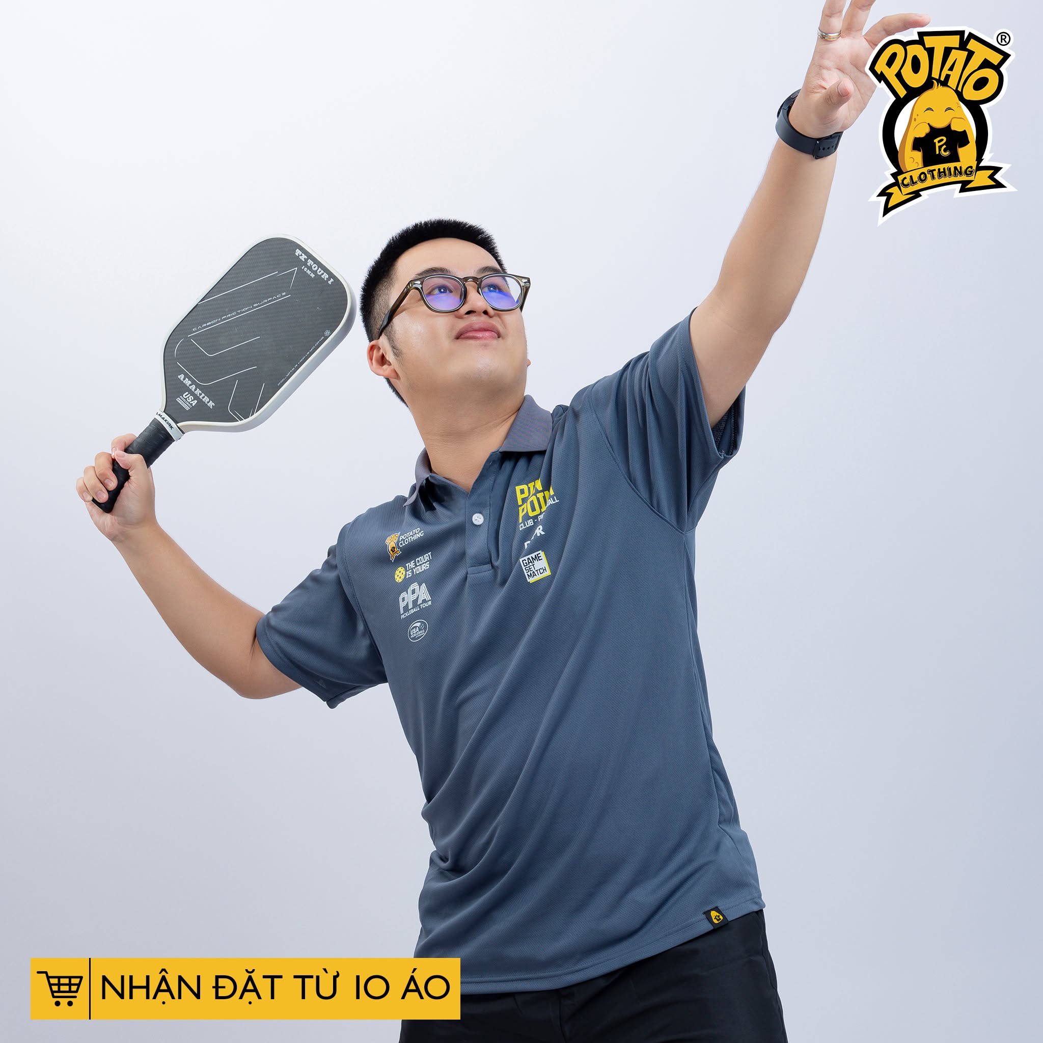 Đồng phục polo pickleball PINPOINT