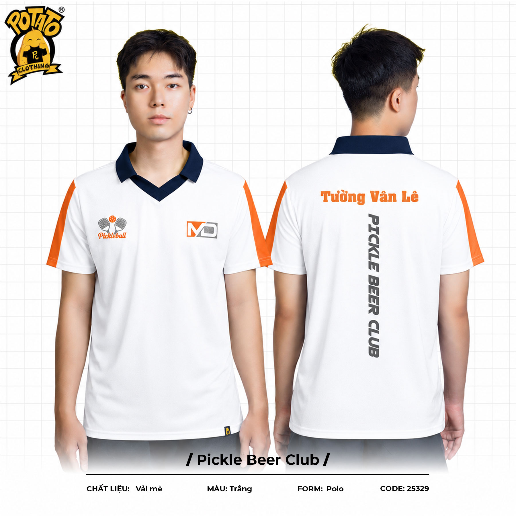 Đồng phục polo Pickleball Pickle Beer Club