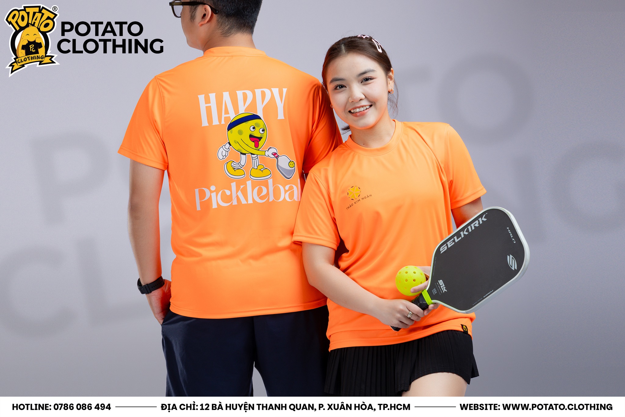 Đồng Phục Happy Pickleball Cam