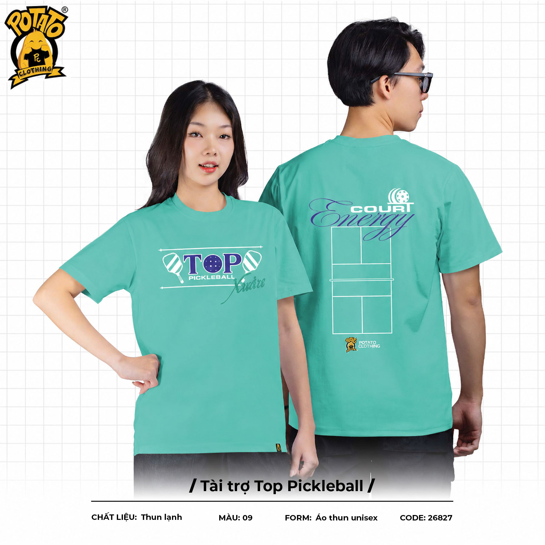 Đồng Phục Pickleball Tài Trợ Top Pickleball