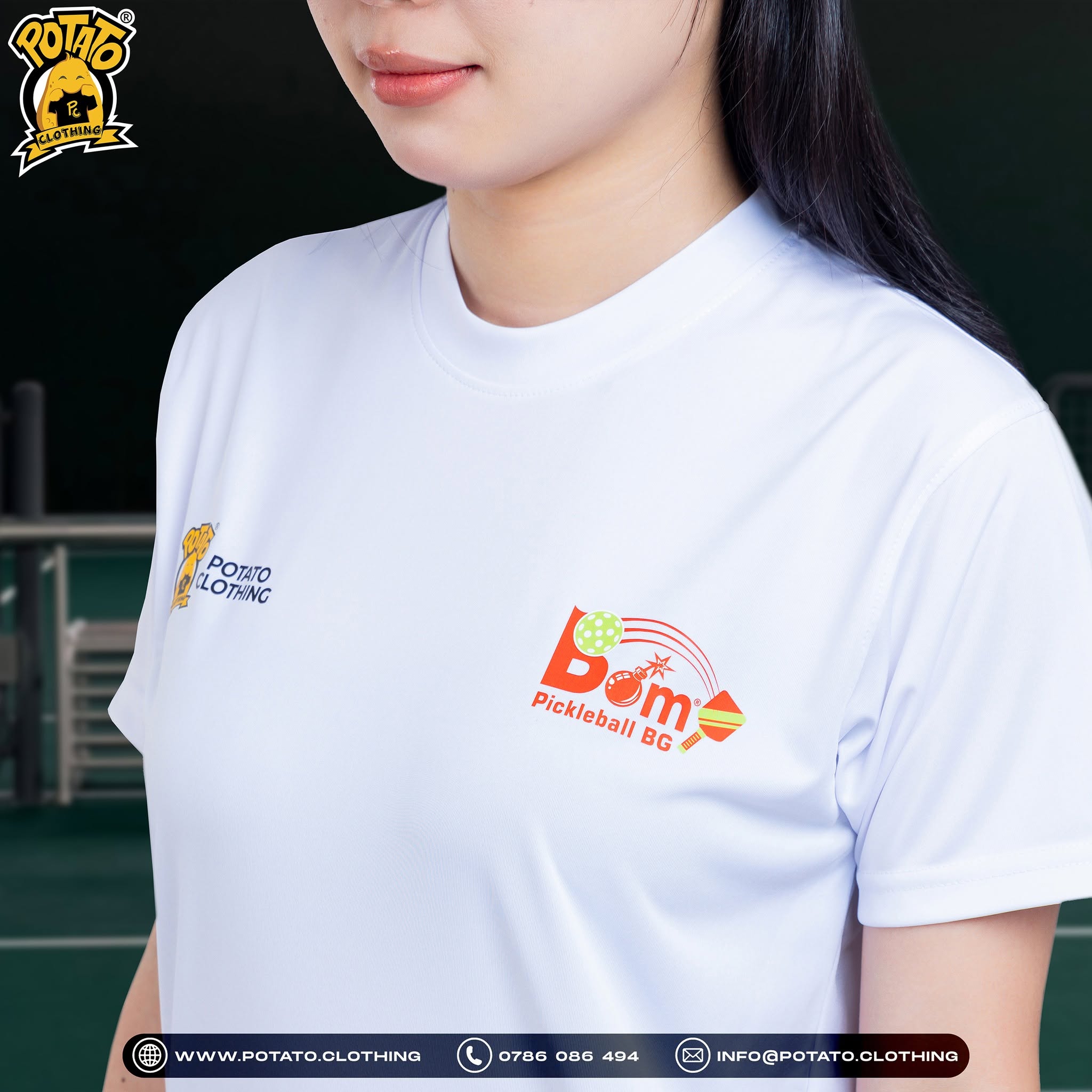 Đồng phục áo thun BOM Pickleball