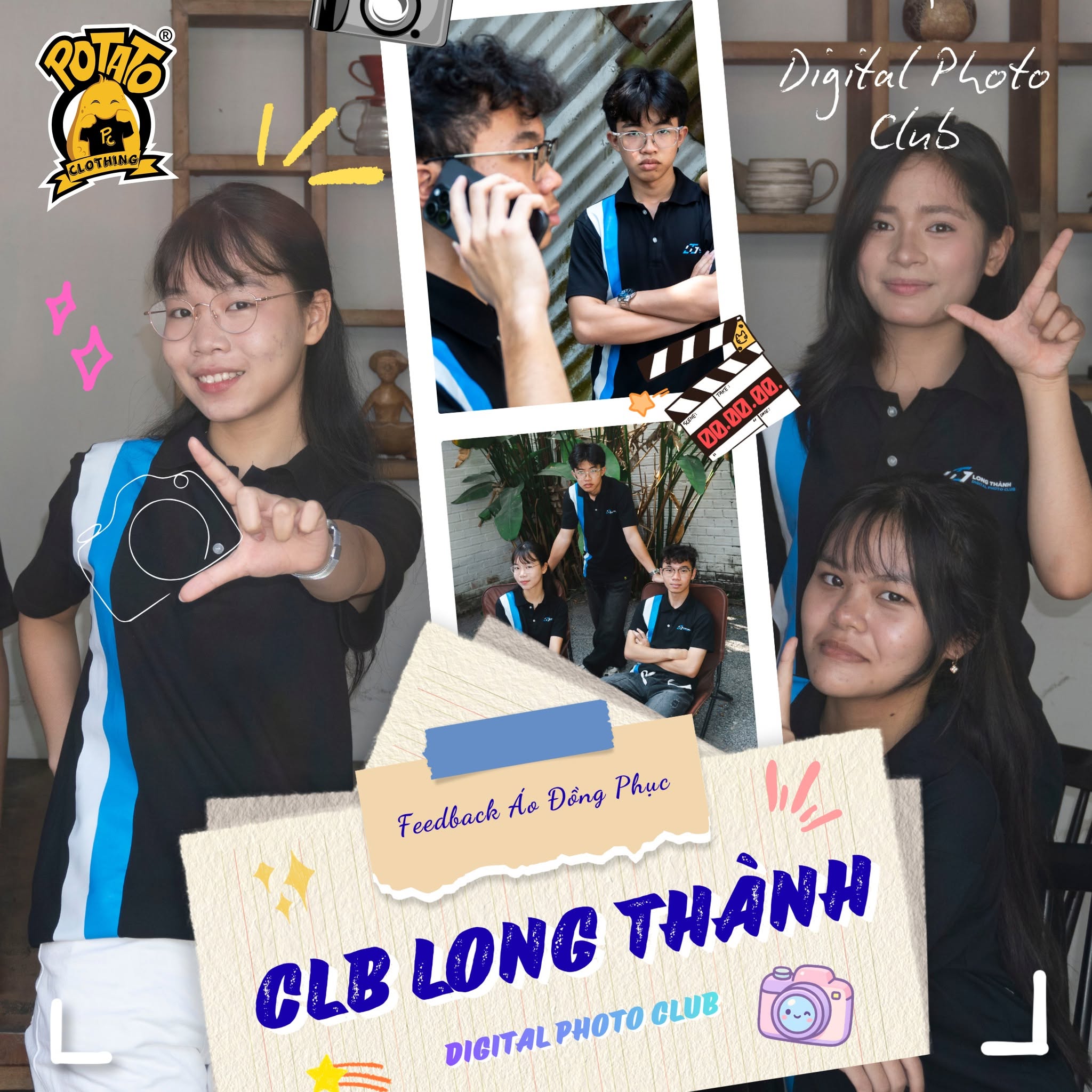 Đồng phục polo Long Thành Digital Photo Club