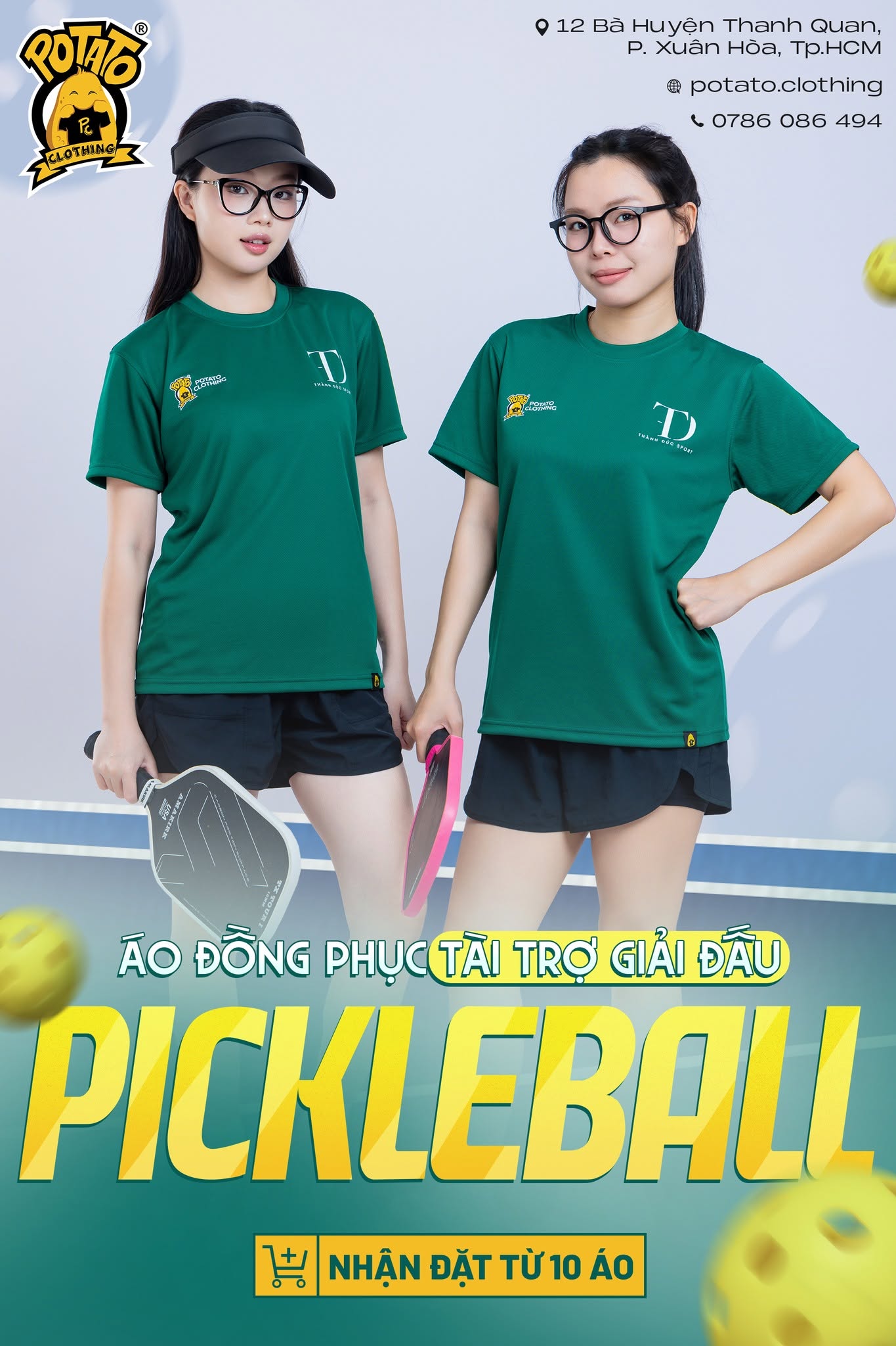 Đồng phục áo thun Winpick Pickleball
