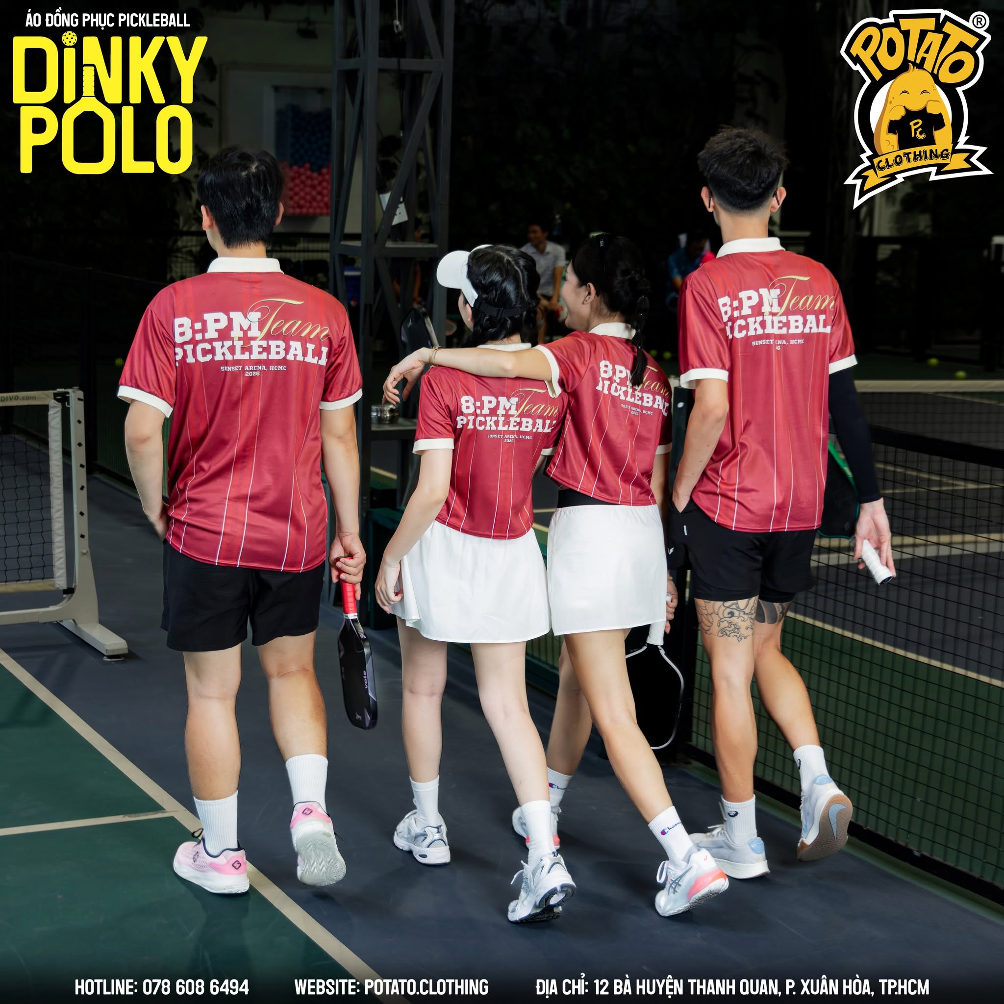 BST Đồng phục Dinky Polo Đỏ
