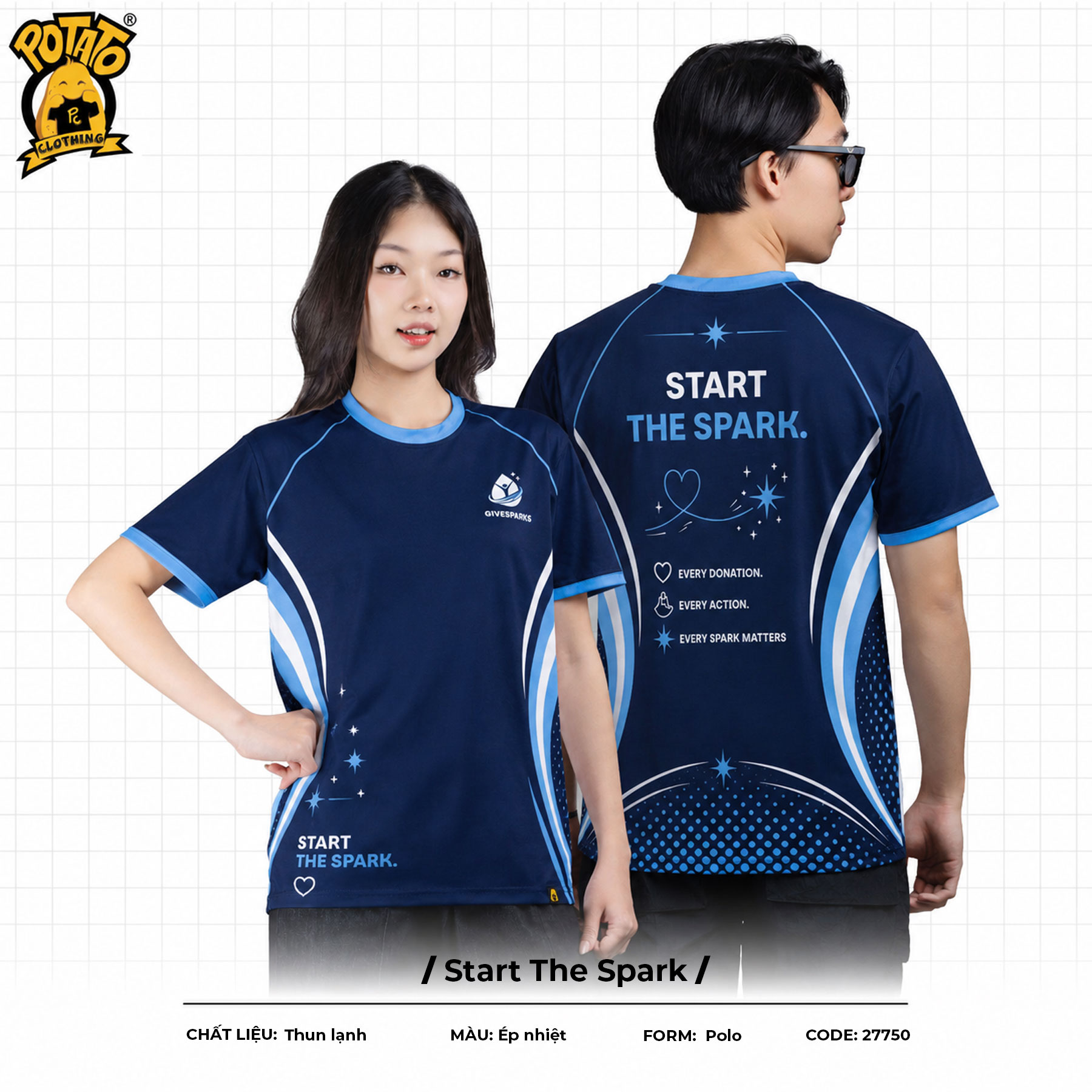 Đồng phục áo thun Start The Spark