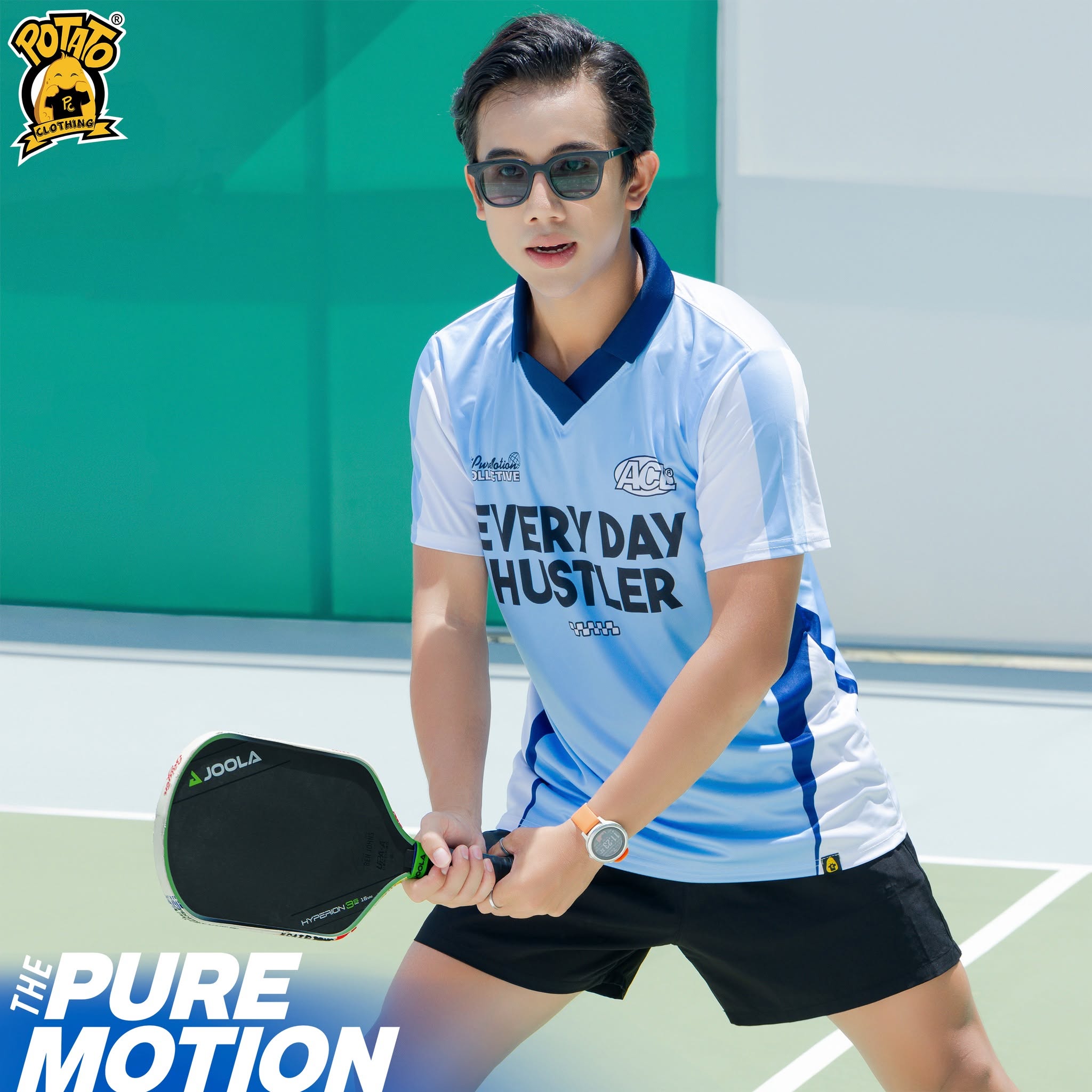 BST Đồng phục Pickleball The Puremotion Xanh Dương