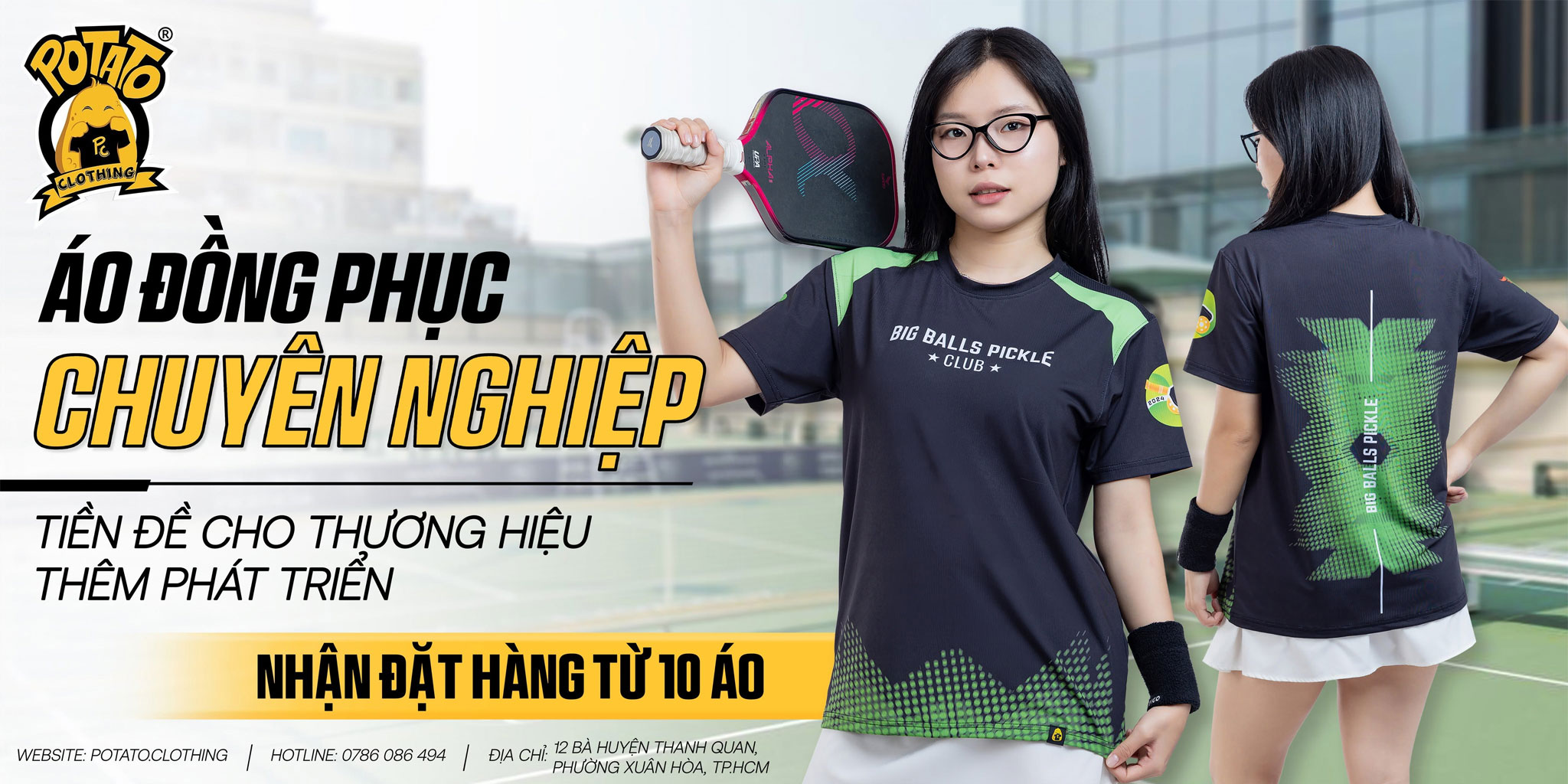 Đồng phục áo thun Big Balls Pickleball Club