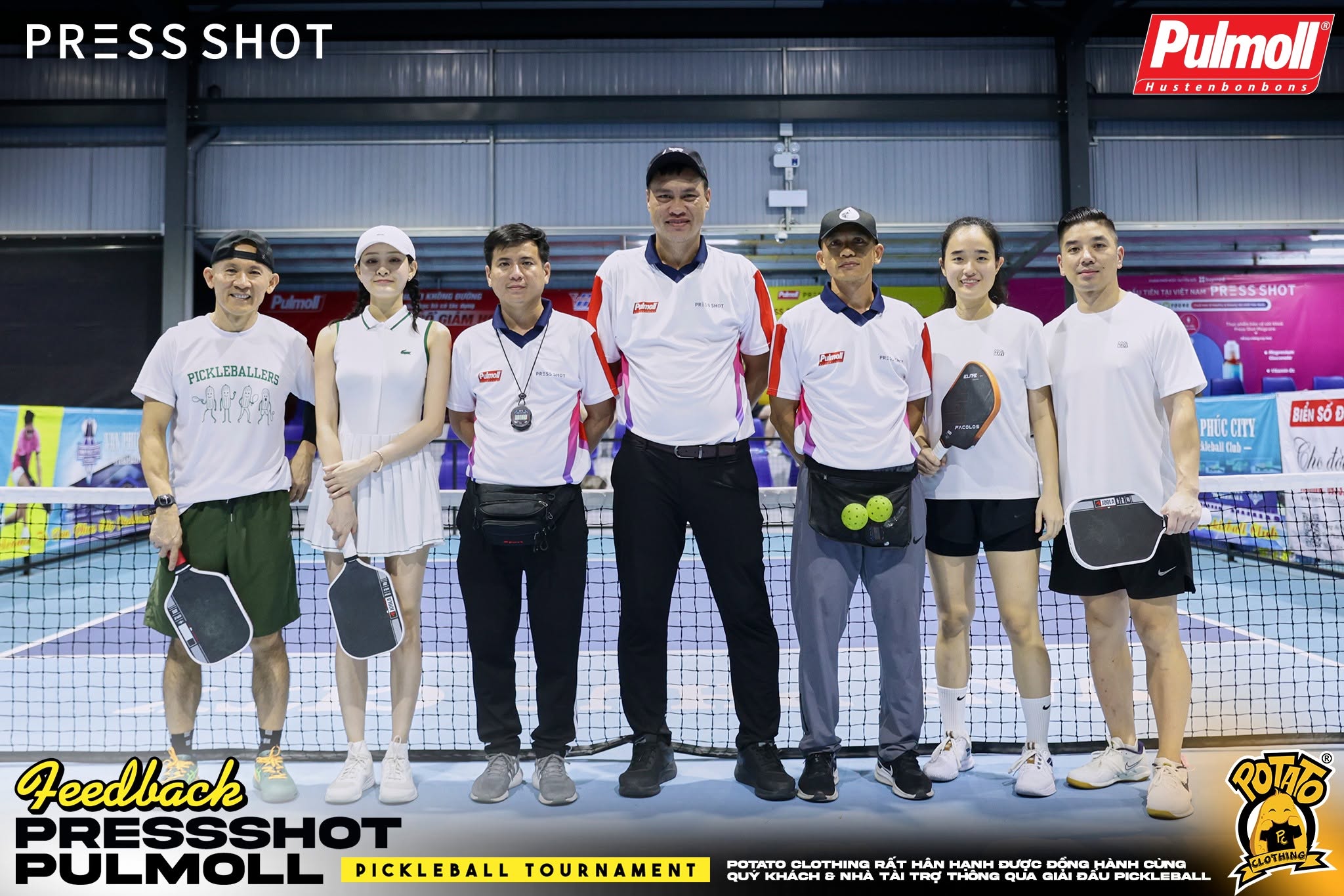 Đồng phục polo Pulmoll PressShot Pickleball Charity Cup