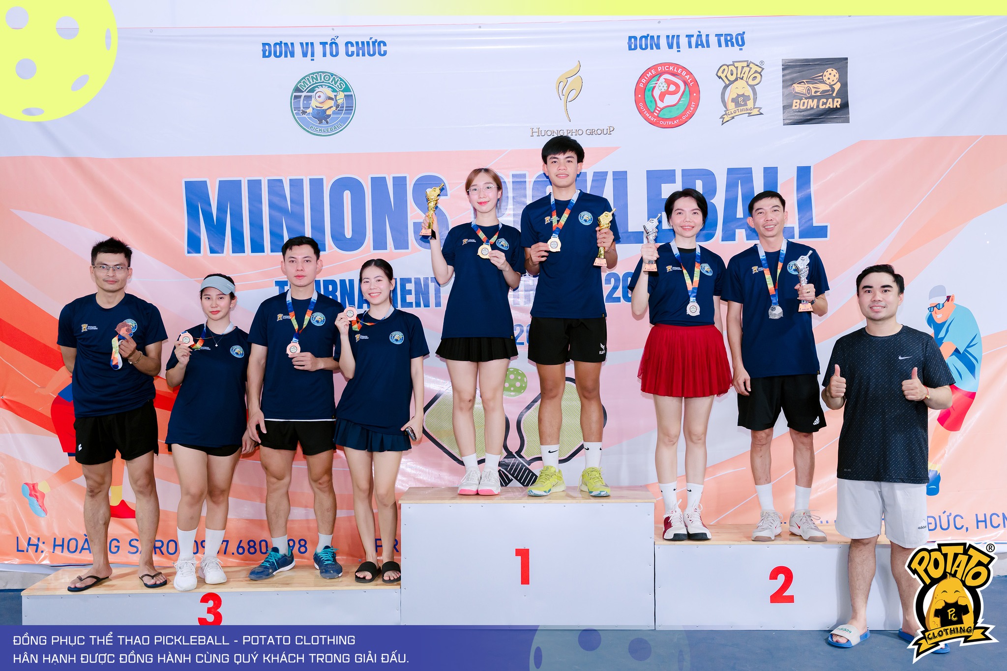 Đồng Phục Pickleball Minions Pickleball Tournament