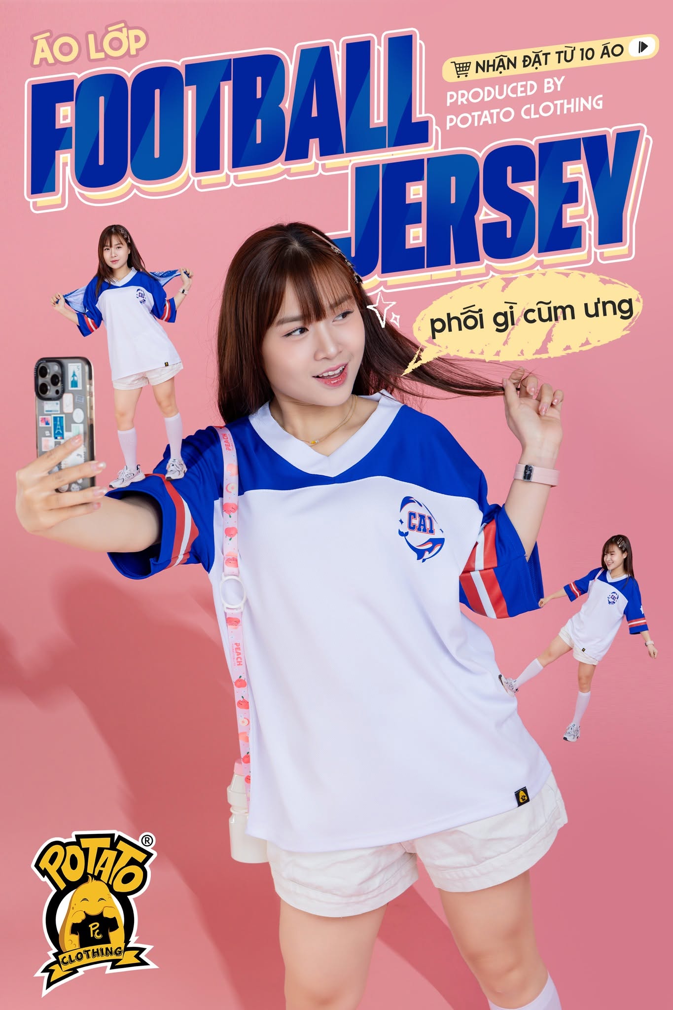 Áo lớp bóng bầu dục 12CA1 - Chuyên Lê Hồng Phong