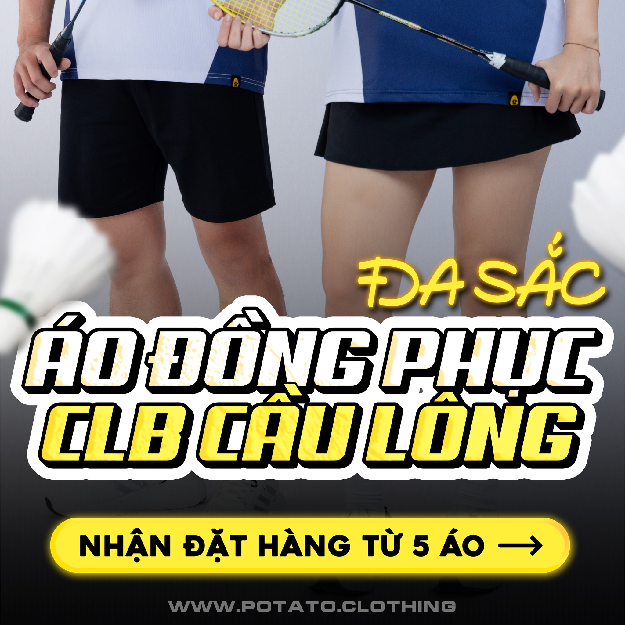 Đồng Phục Pickleball ROYAL SMASH Xanh Dương