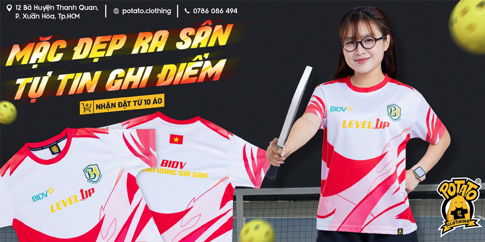 Đồng phục pickleball BIDV Bình Hưng Sài Gòn