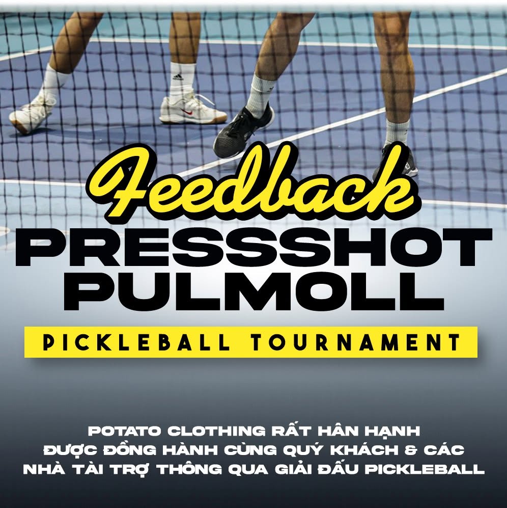 Đồng phục polo Pulmoll PressShot Pickleball Charity Cup