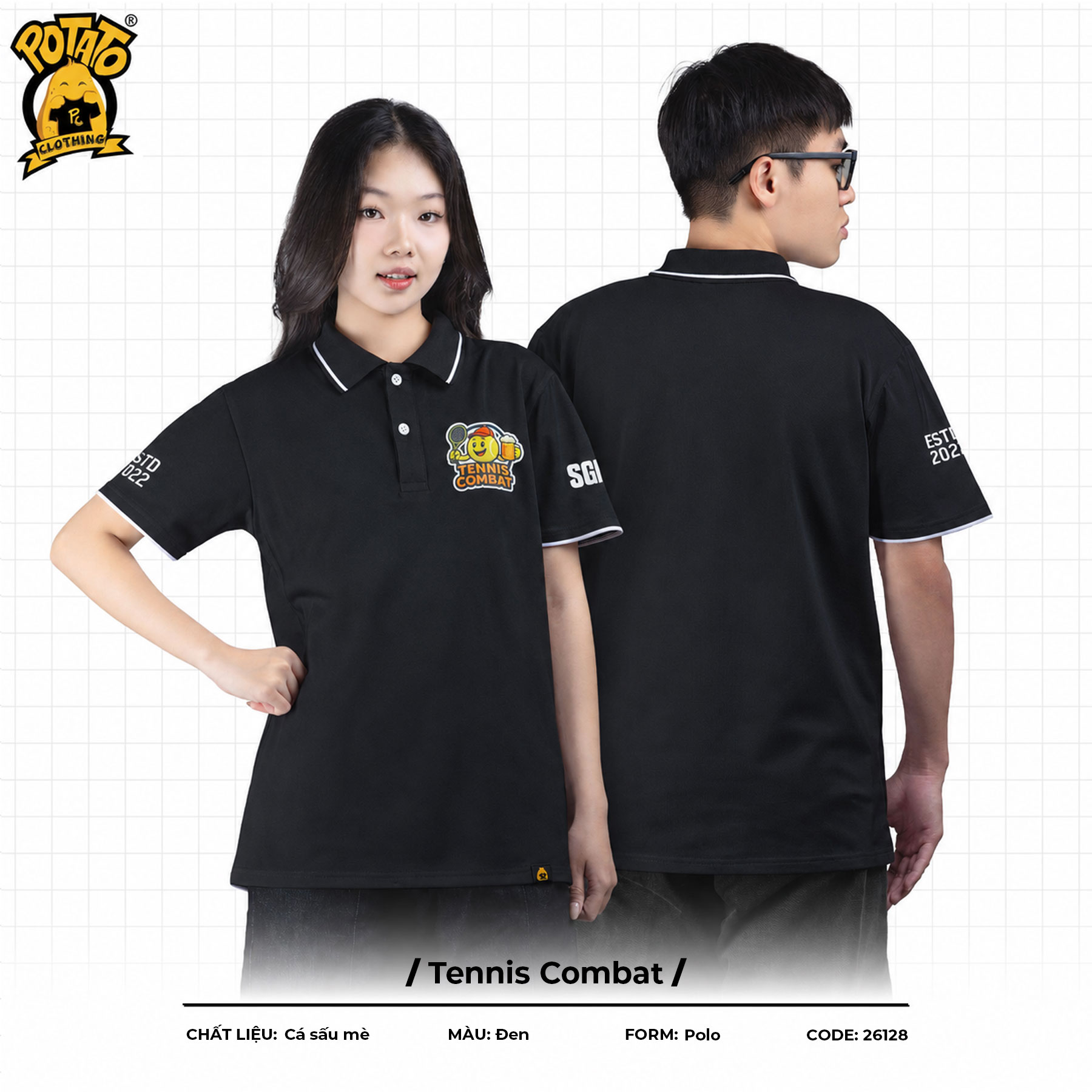 Đồng phục polo Tennis Combat
