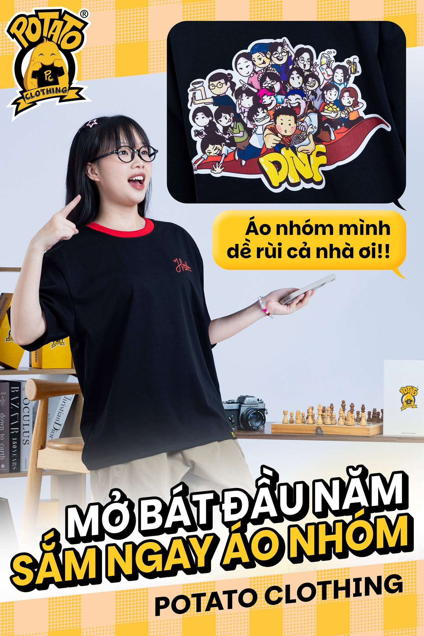 Đồng phục áo thun Áo nhóm DNF
