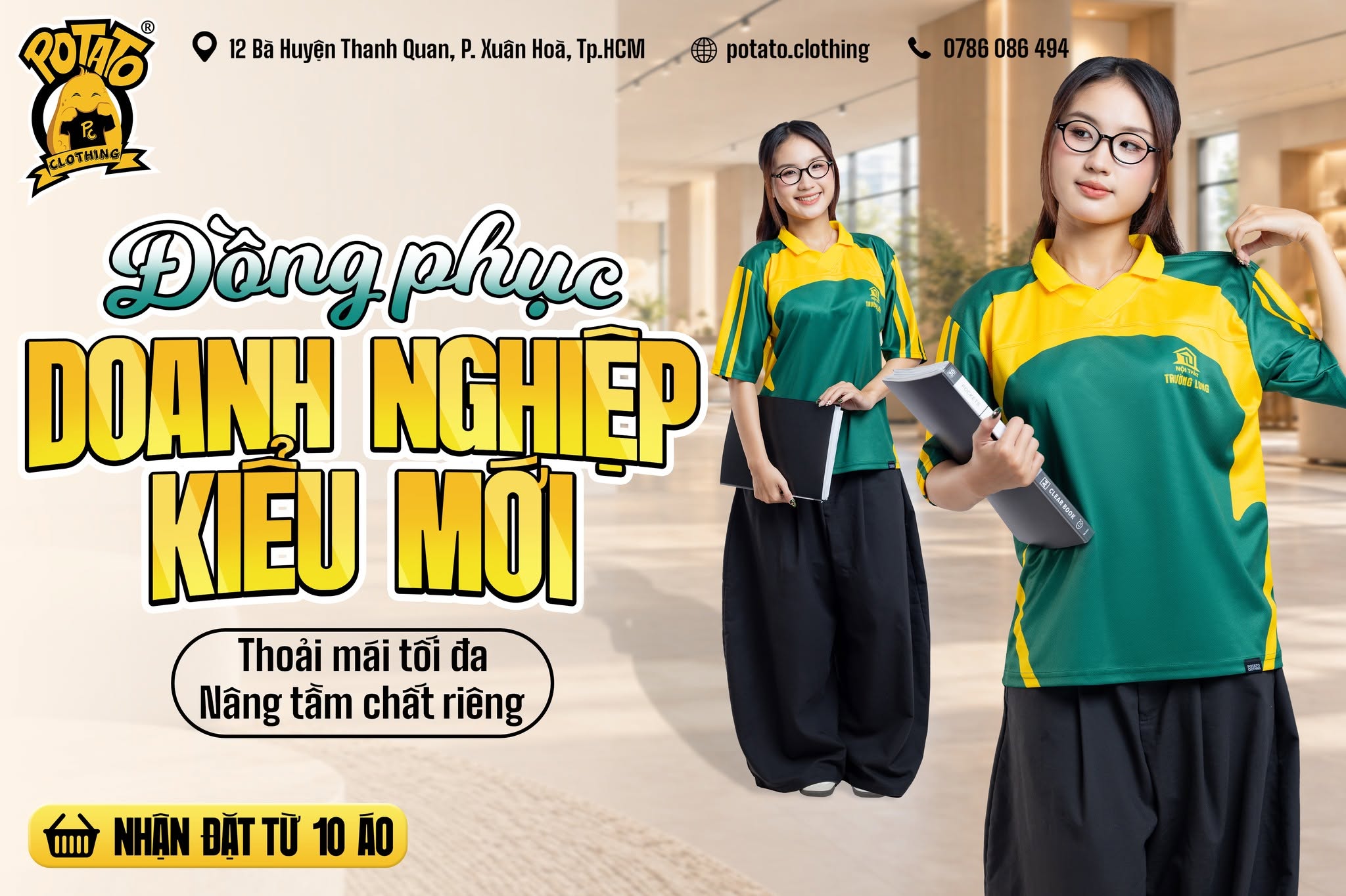 Đồng phục polo Nội thất Trường Long